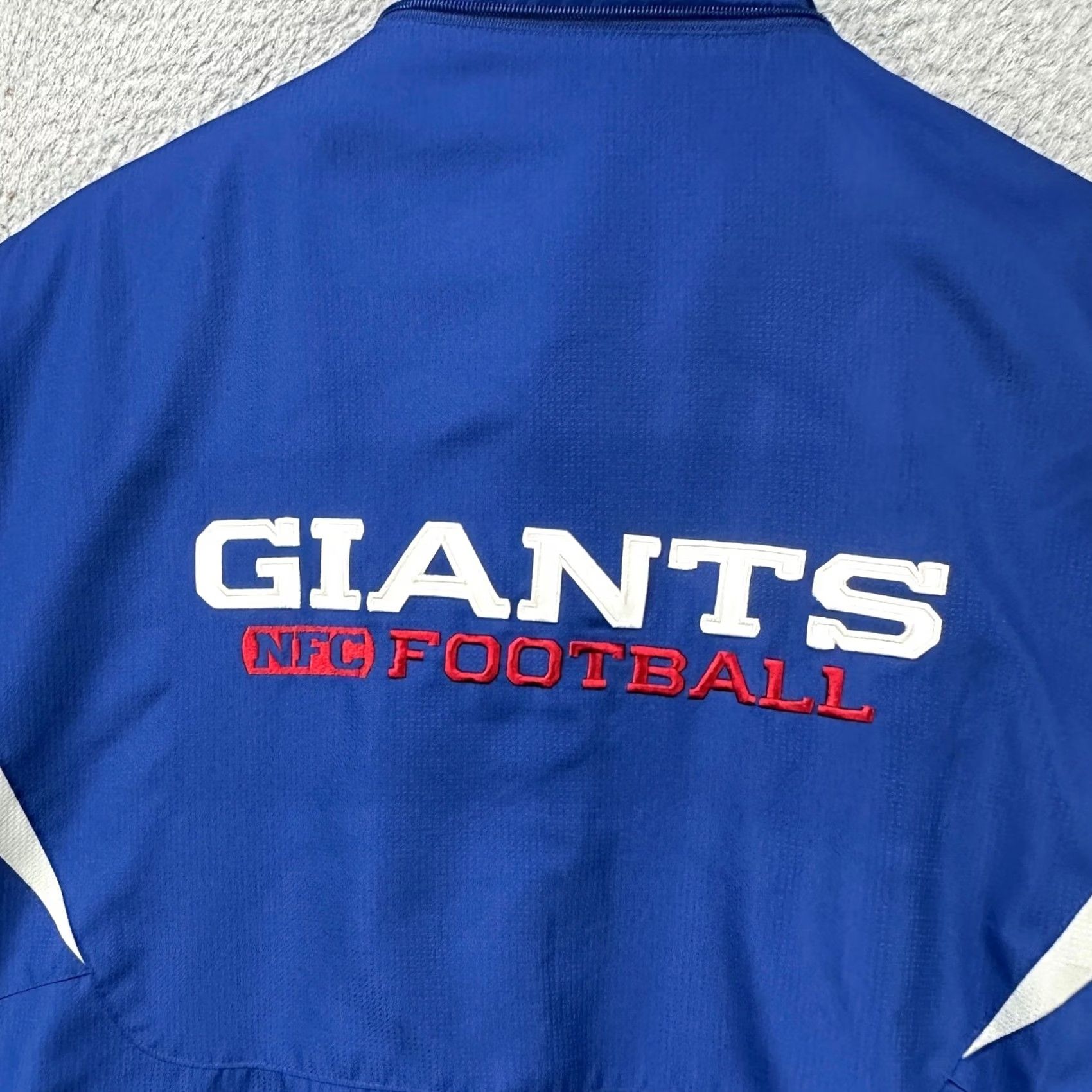 Reebok VINTAGE New York Giants Jacket Full Zip Mens XL Blue Logo Football NFL Onfield Reebok Size US XL / EU 56 / 4 - 6 Thumbnail