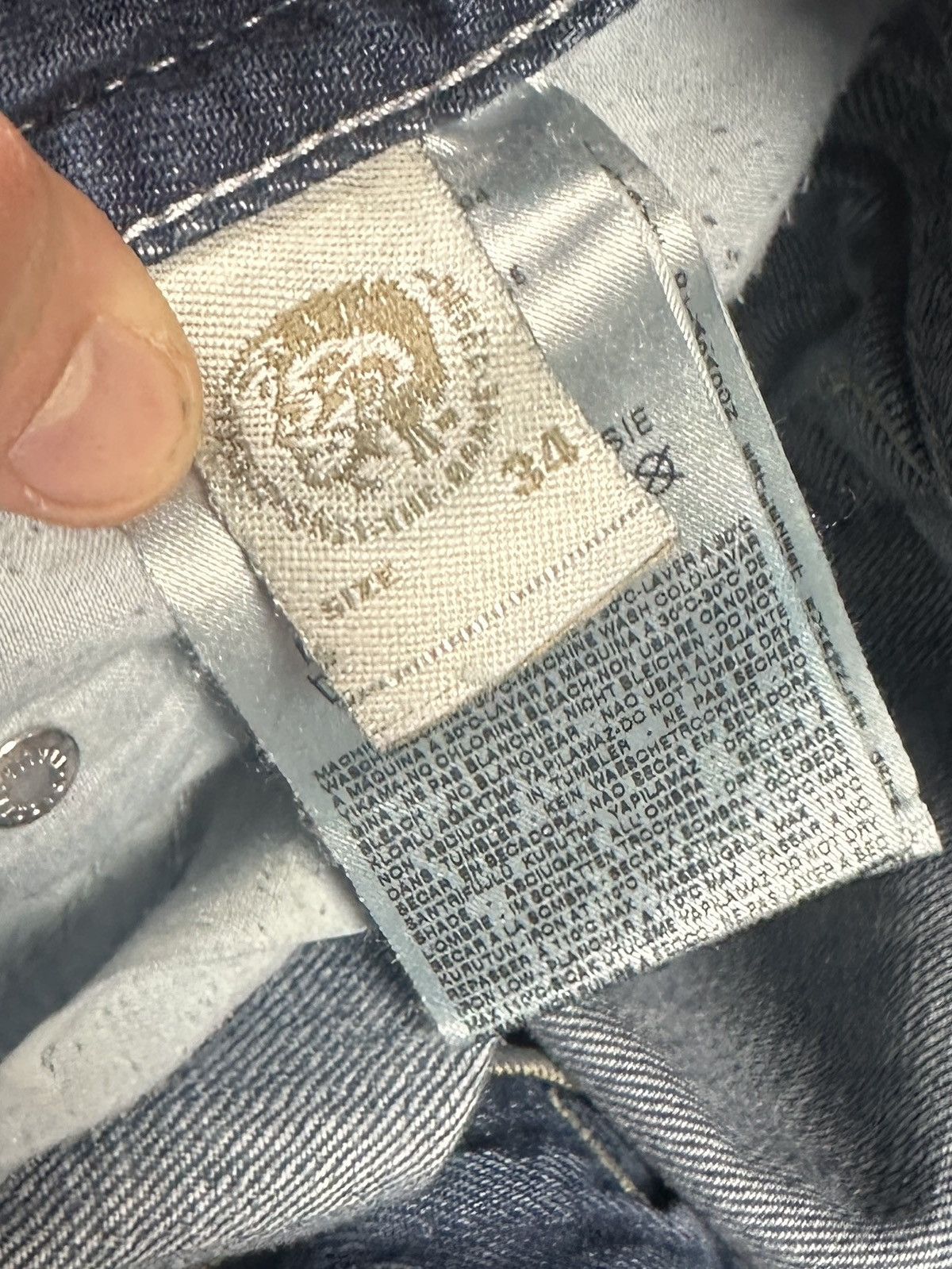 Diesel Y2K Vintage Diesel Thavar Jeans Denim Streetwear Style USA L Size US 34 / EU 50 - 7 Thumbnail