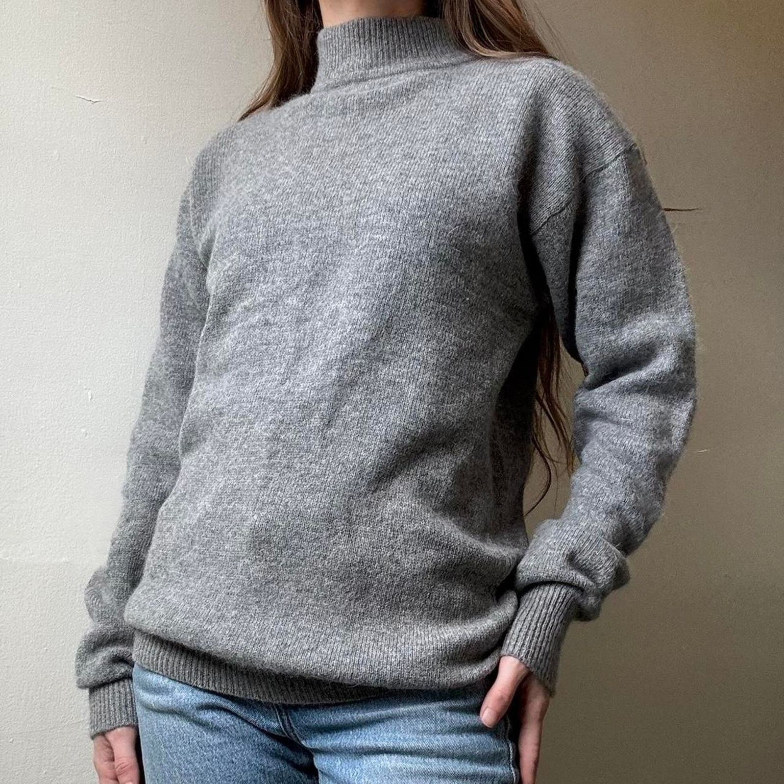 Charter Club Vintage Charter Club Wool Mock Neck Sweater Medium Size M / US 6-8 / IT 42-44 - 3 Thumbnail