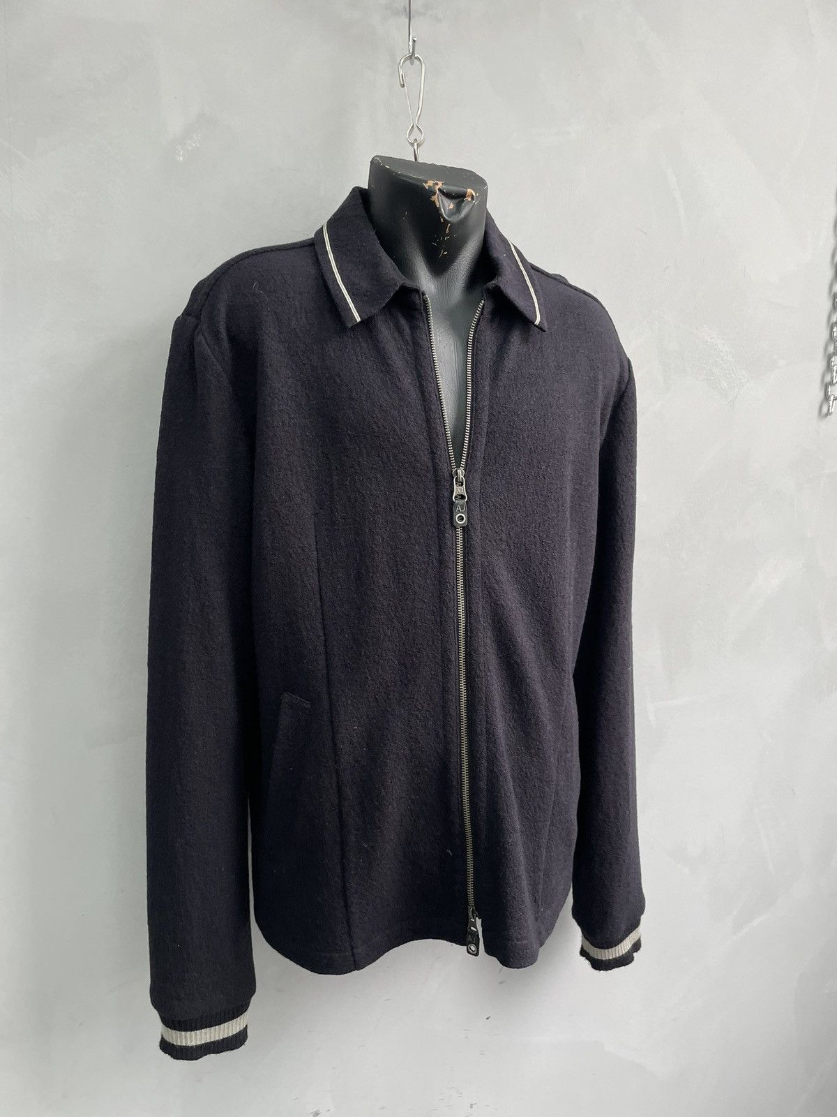 Armani Emporio Armani wool sweater jacket y2k Size US XXL / EU 58 / 5 - 2 Thumbnail