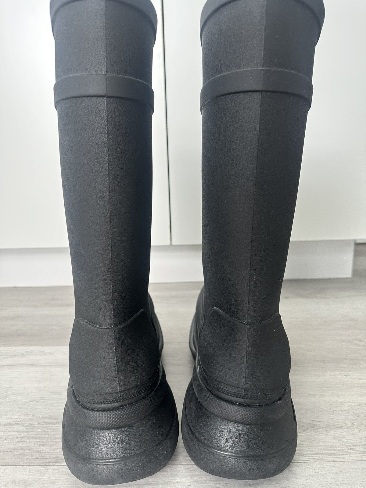 Balenciaga Balenciaga x Croc Boots (Black) Size US 9 / EU 42 - 19 Thumbnail