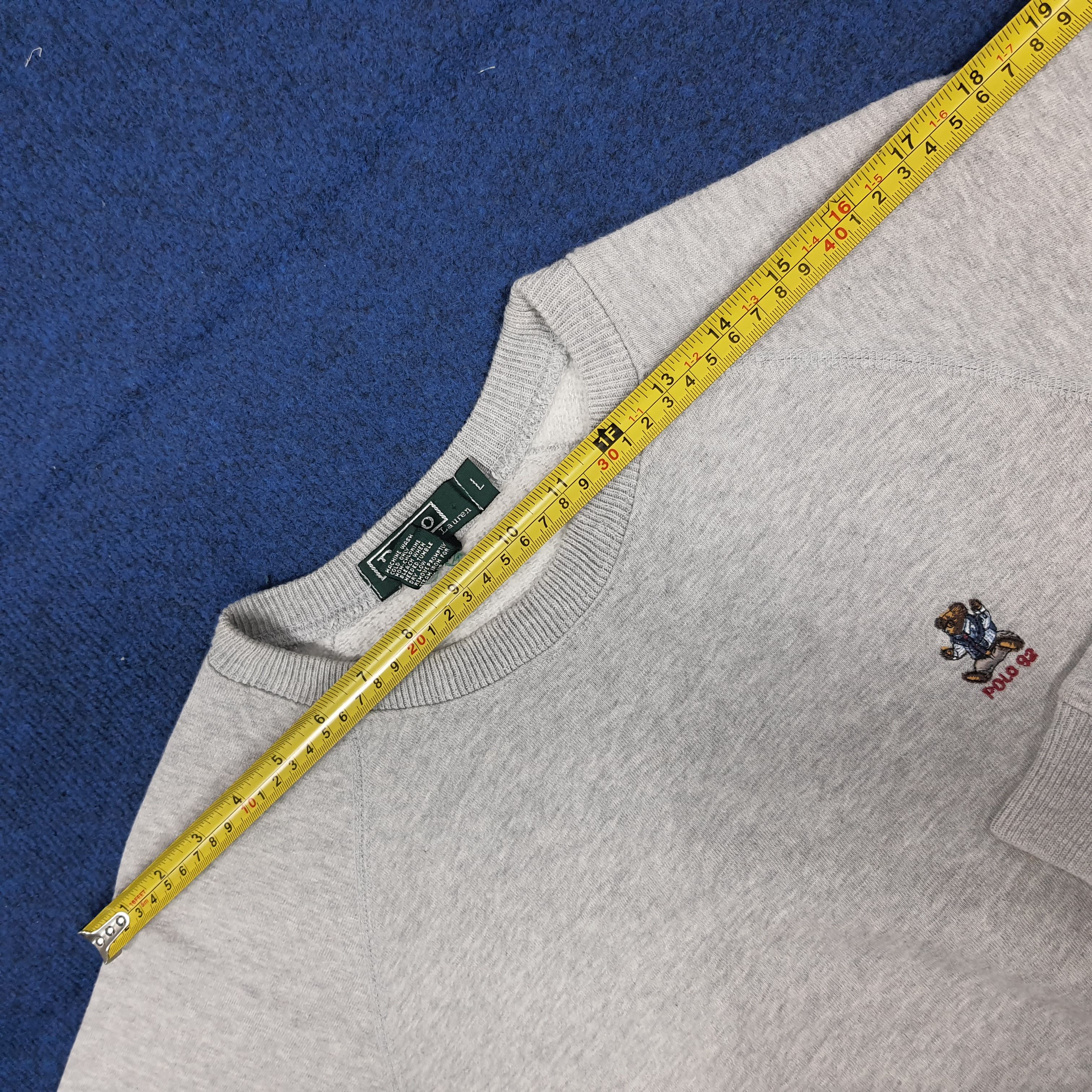 Polo Ralph Lauren Vintage Polo by Ralph Lauren Polo Bear Sweatshirt C295N14 Size US S / EU 44-46 / 1 - 9 Thumbnail