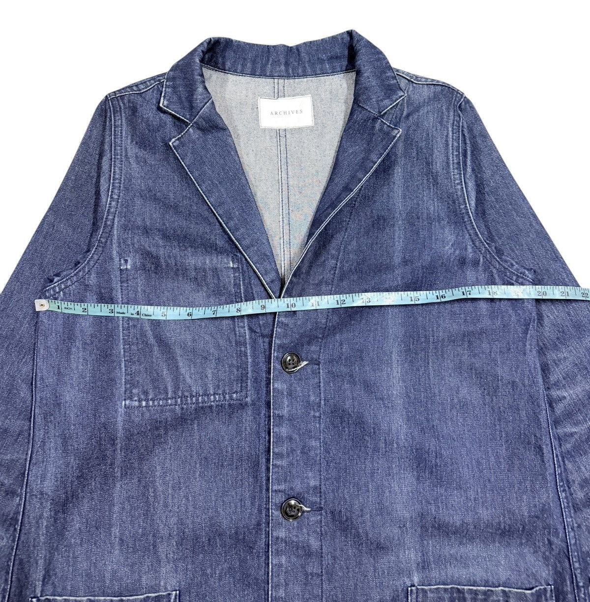 If Six Was Nine Vtg🔥Archives Japanese Indigo Denim Longcoat Jacket Size US M / EU 48-50 / 2 - 16 Thumbnail