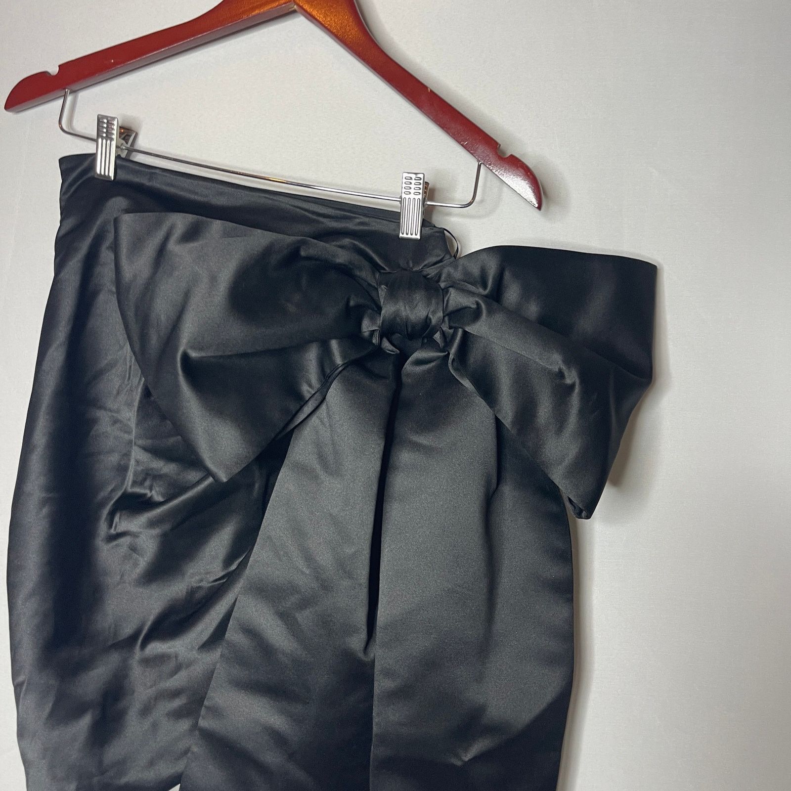Other MARIANNA SENCHINA Bow Wow Mini Skirt in Black Sz S Size 26" / US 2 / IT 38 - 4 Thumbnail