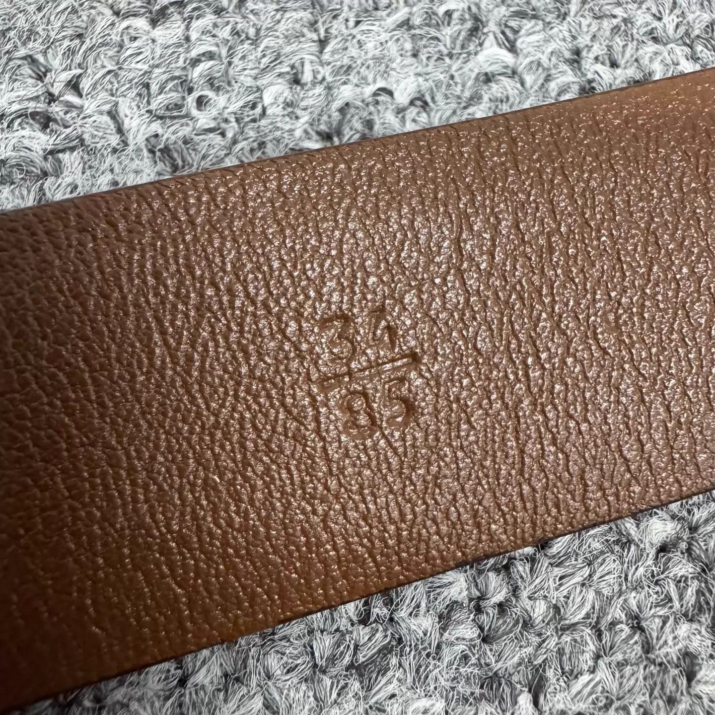 Miu Miu MIU MIU 99 New Brown Belt Hollow Letter Gold Buckle Size ONE SIZE - 9 Thumbnail