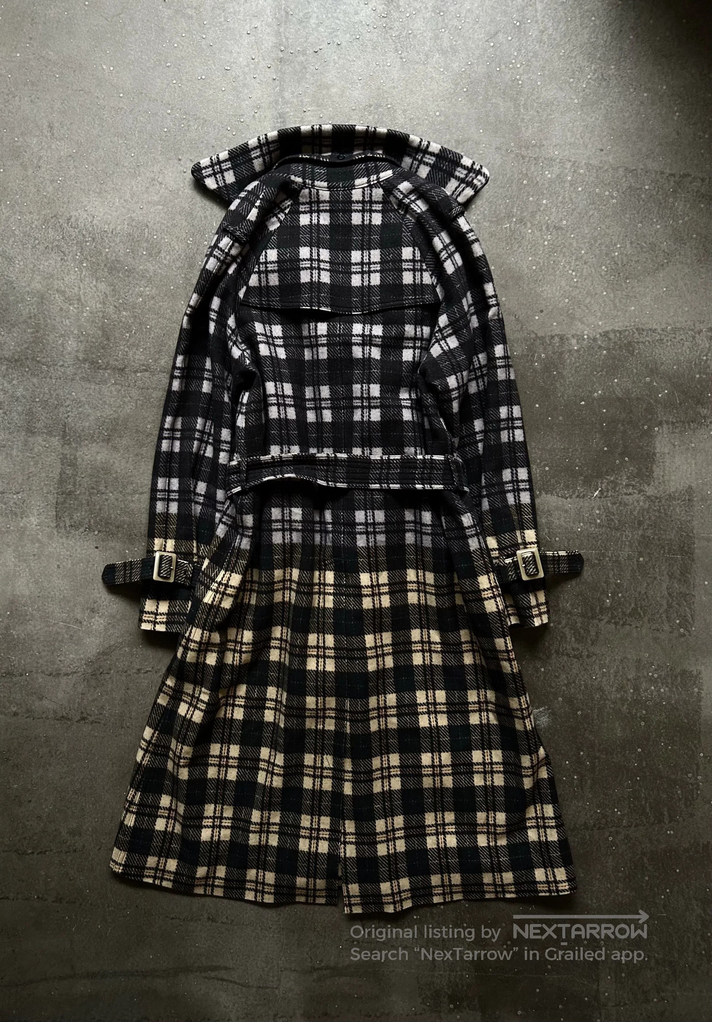 ANREALAGE multicolor check patterned trench coat. Size M / US 6-8 / IT 42-44 - 5 Thumbnail