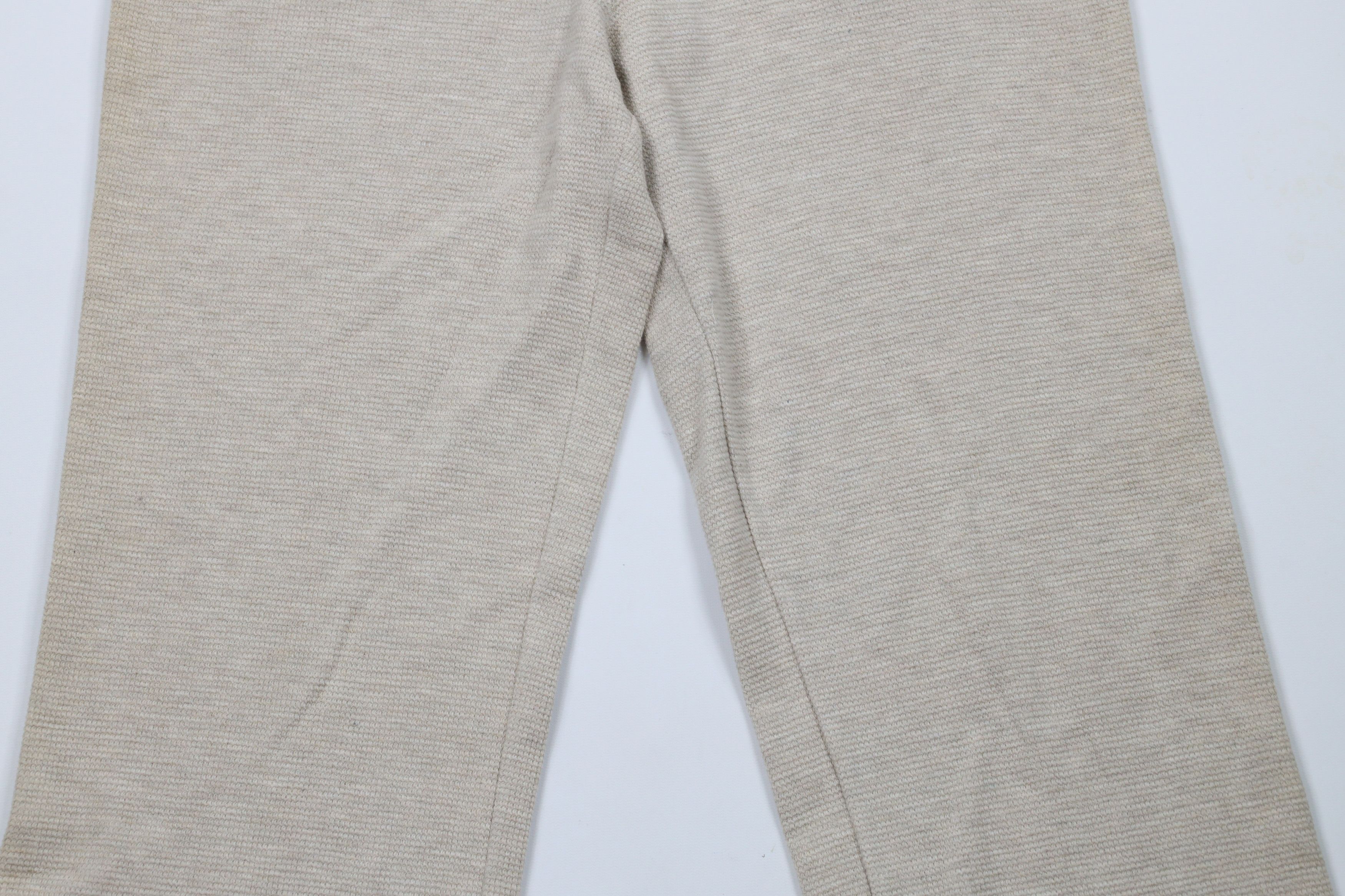 Ralph Lauren × Vintage Vintage 90s Ralph Lauren Waffle Knit Wide Leg Sweatpants Size 32" / US 10 / IT 46 - 3 Thumbnail