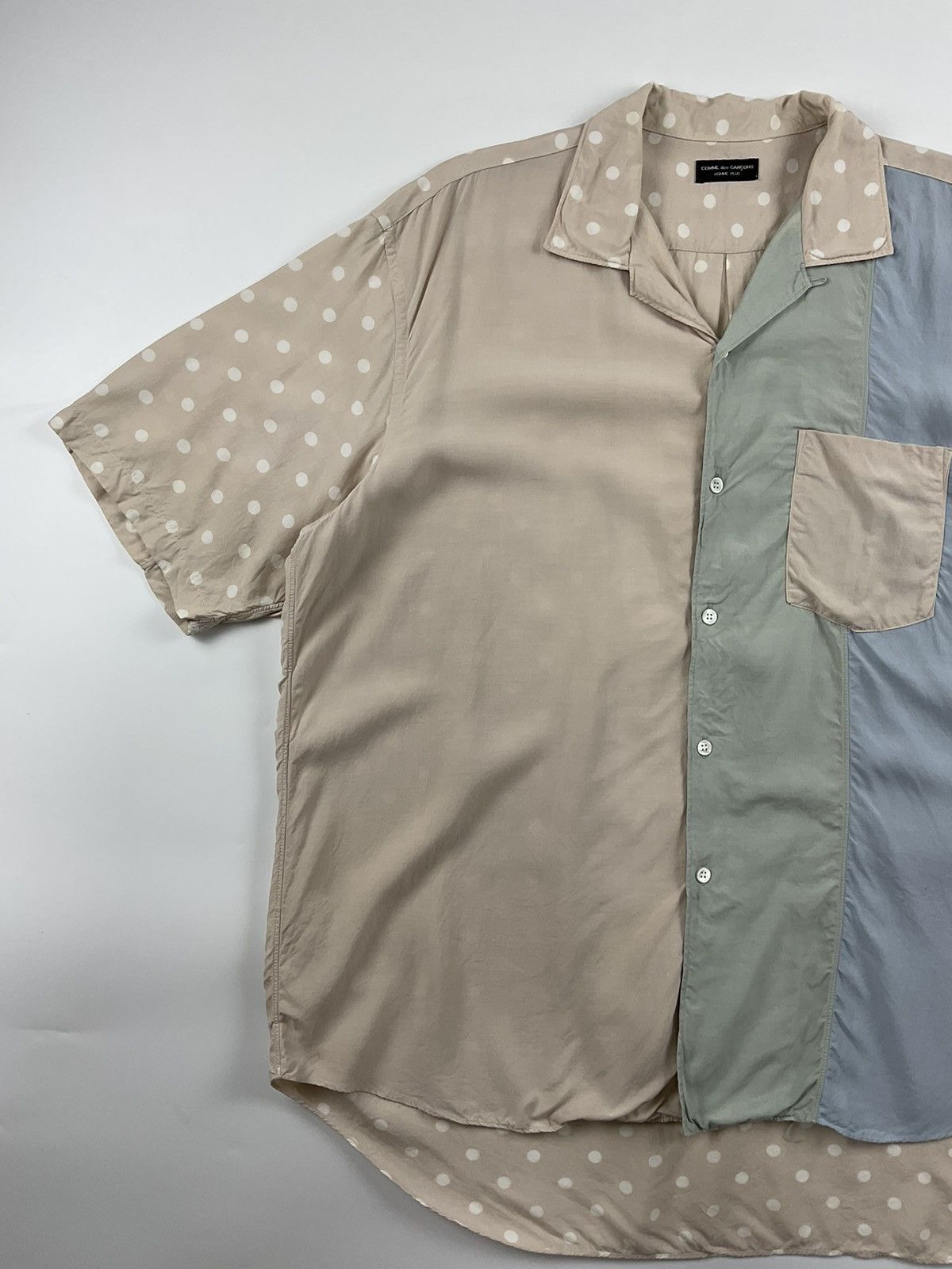 Comme des Garcons Homme Plus Comme des Garcons Homme Plus SS89 Multicolor Polka Dot Shirt Size US XL / EU 56 / 4 - 7 Thumbnail
