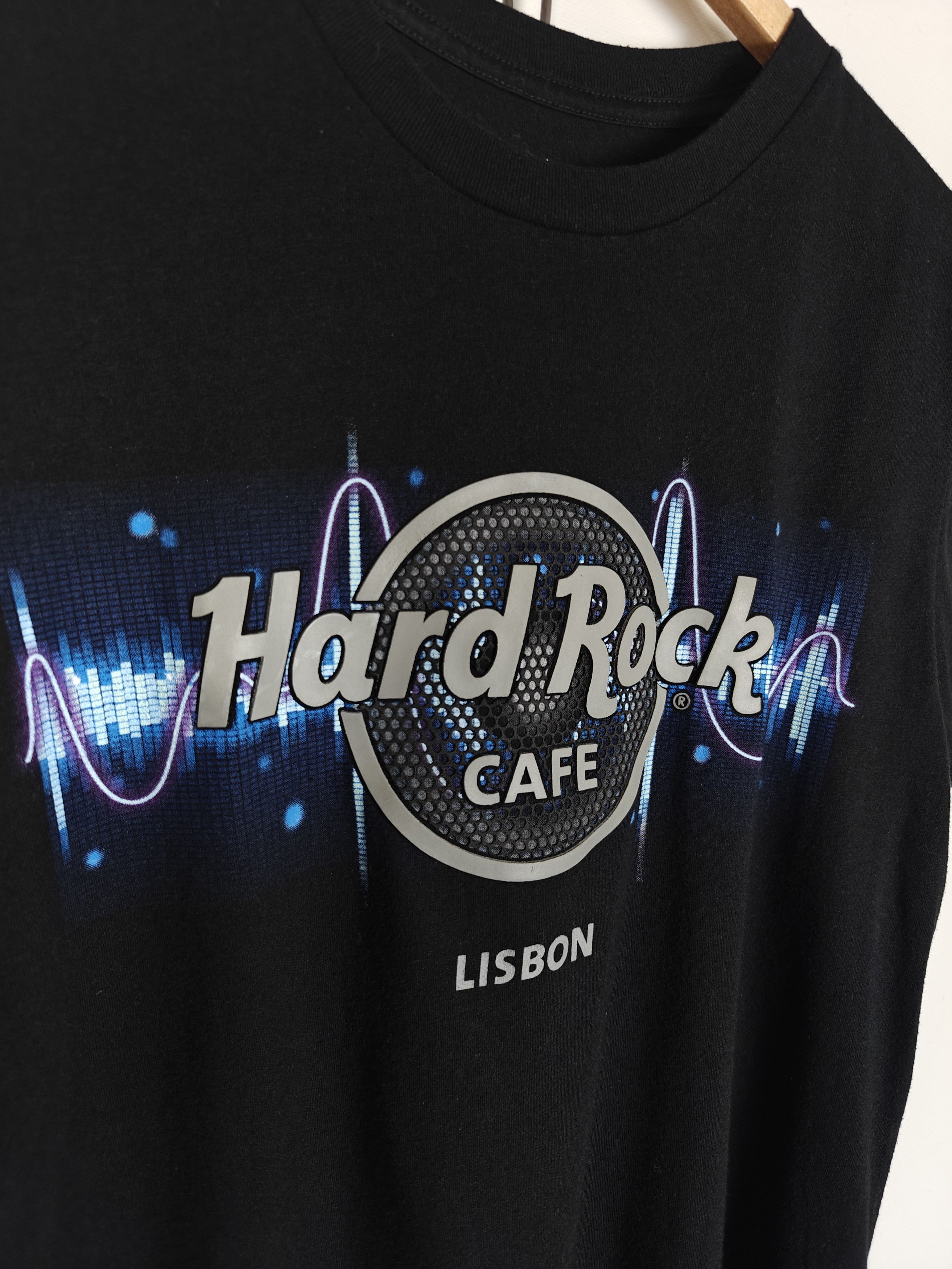 Hard Rock Cafe Hard Rock Cafe Lisbon T-Shirt Black Tee size M Size US M / EU 48-50 / 2 - 4 Thumbnail