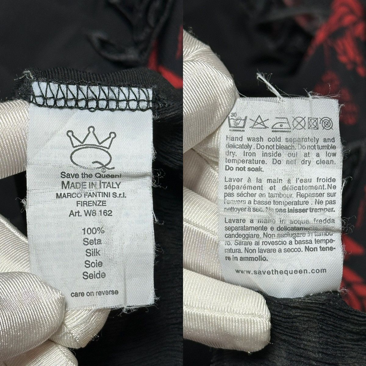 Jean Paul Gaultier Save The Queen Silk Mesh Printed Dress Top Size L / US 10 / IT 46 - 10 Thumbnail