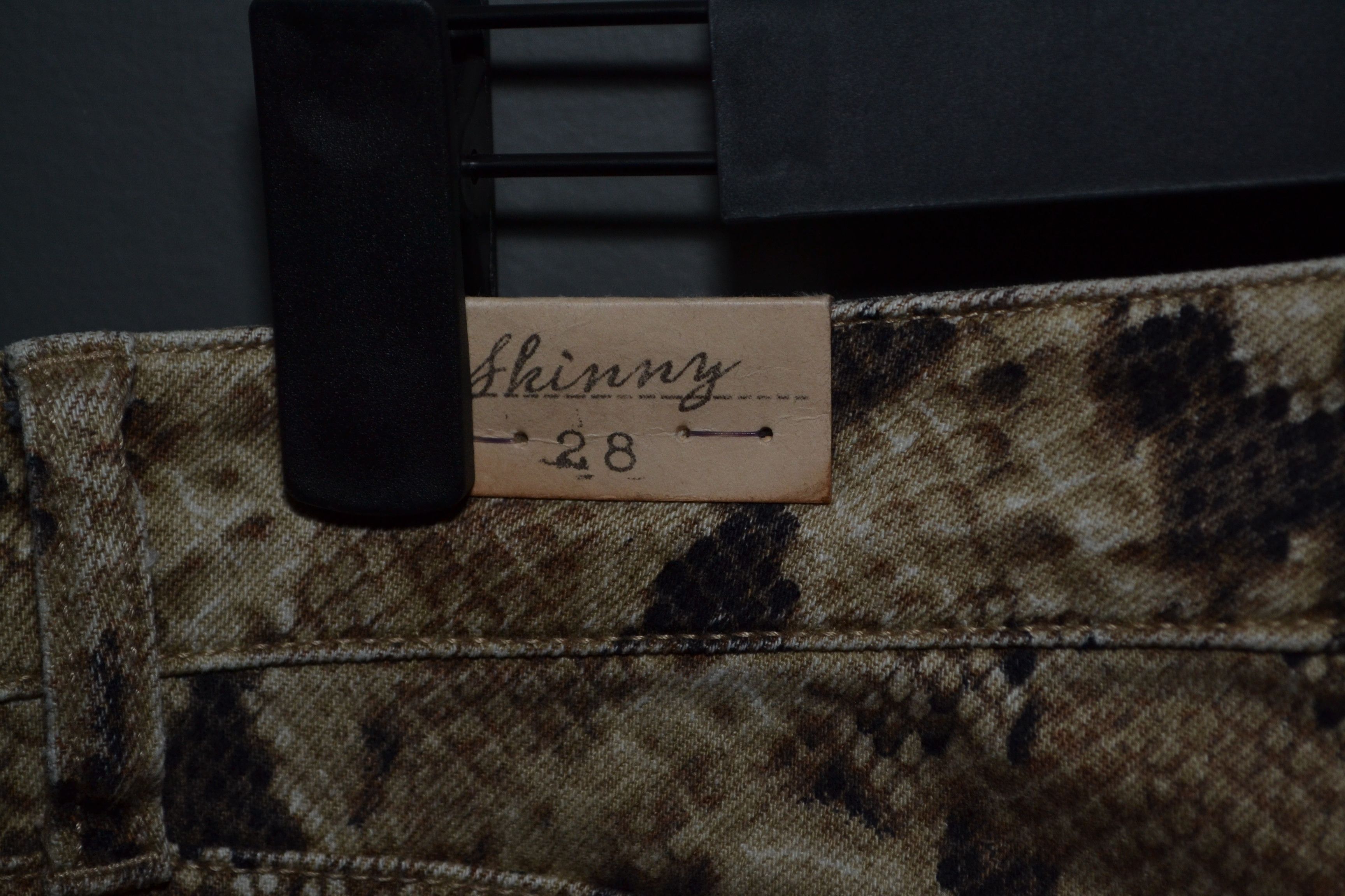 Denim & Supply Ralph Lauren × Ralph Lauren Denim & Supply Ralph Lauren RRL Snakeskin Skinny Jeans 28 Size 28" / US 6 / IT 42 - 4 Thumbnail