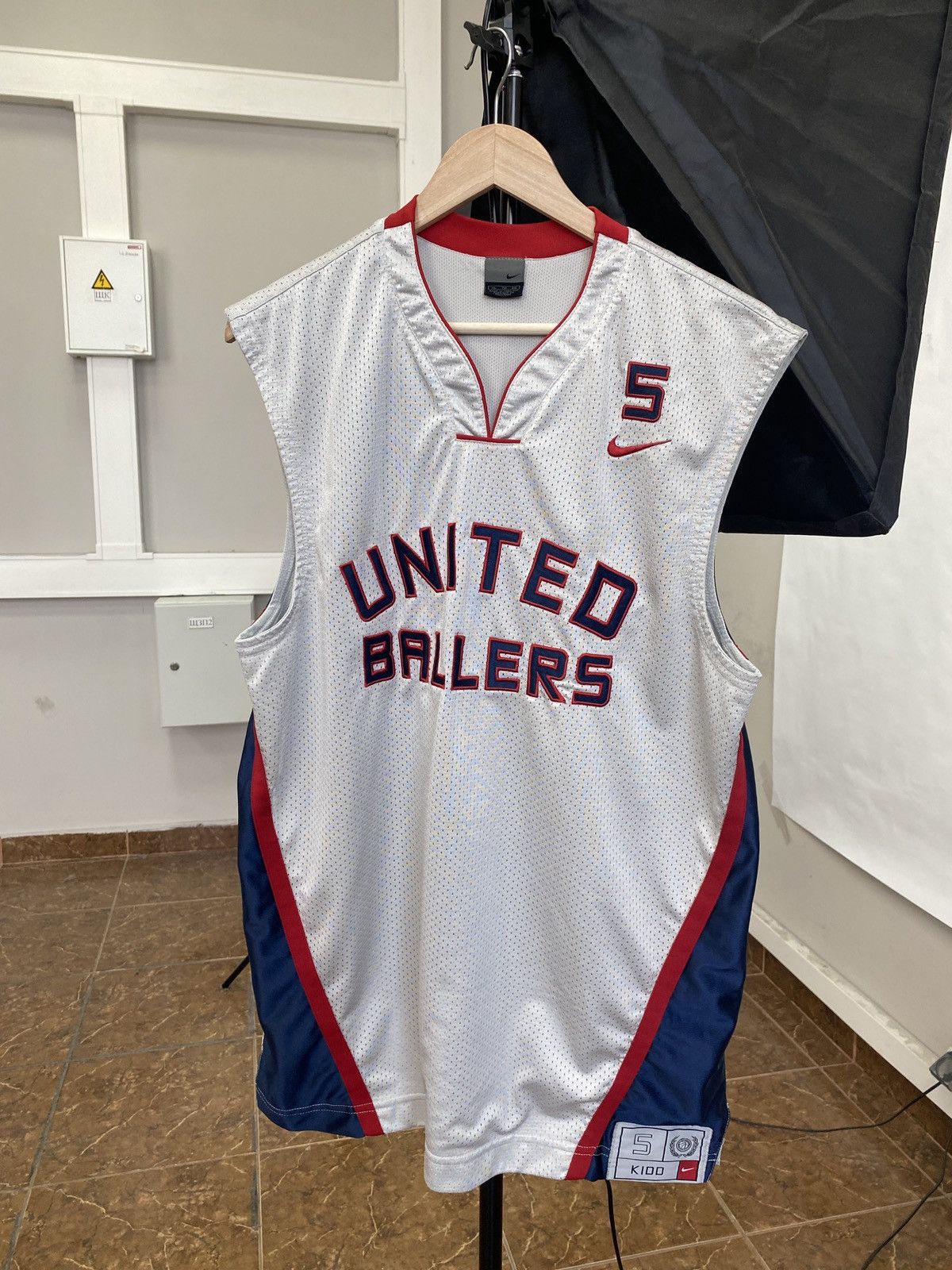 NBA 🇺🇸🏀 Vintage 90s Jason Kidd Nike Basketball Y2K Rare Just Don Size US XL / EU 56 / 4 - 1 Thumbnail