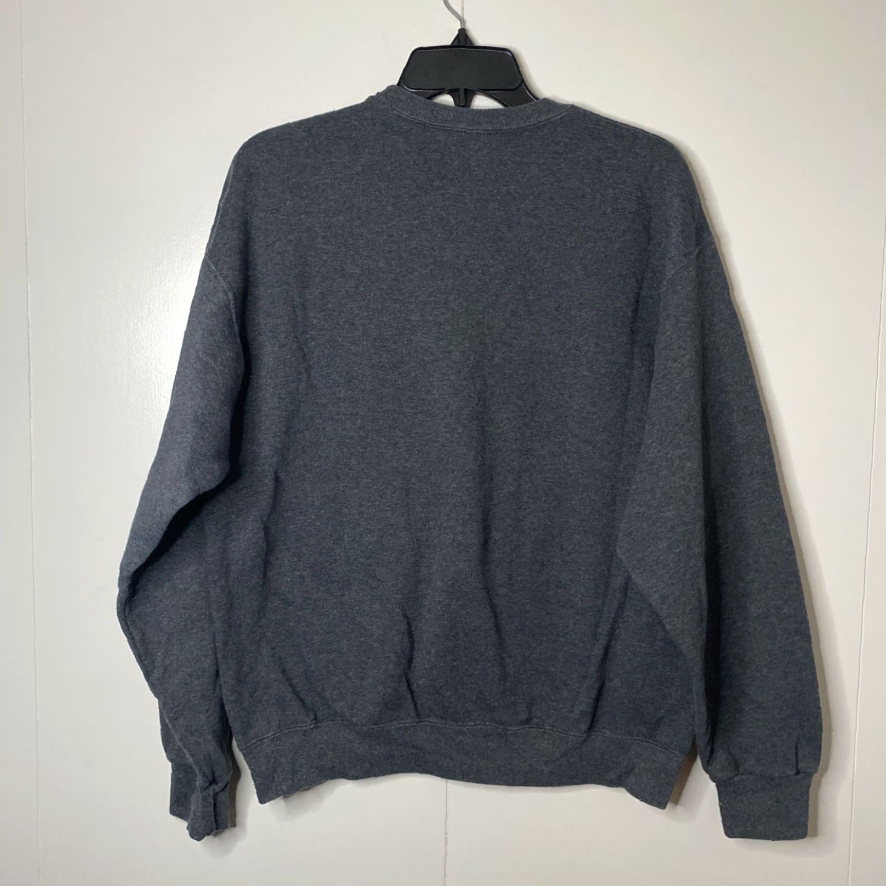 Fruit Of The Loom VINTAGE Fruit of the Loom Grey Crewneck Sweatshirt Women Medium M Boxy Pullover Crew Neck Sweatshirt Size M / US 6-8 / IT 42-44 - 6 Thumbnail