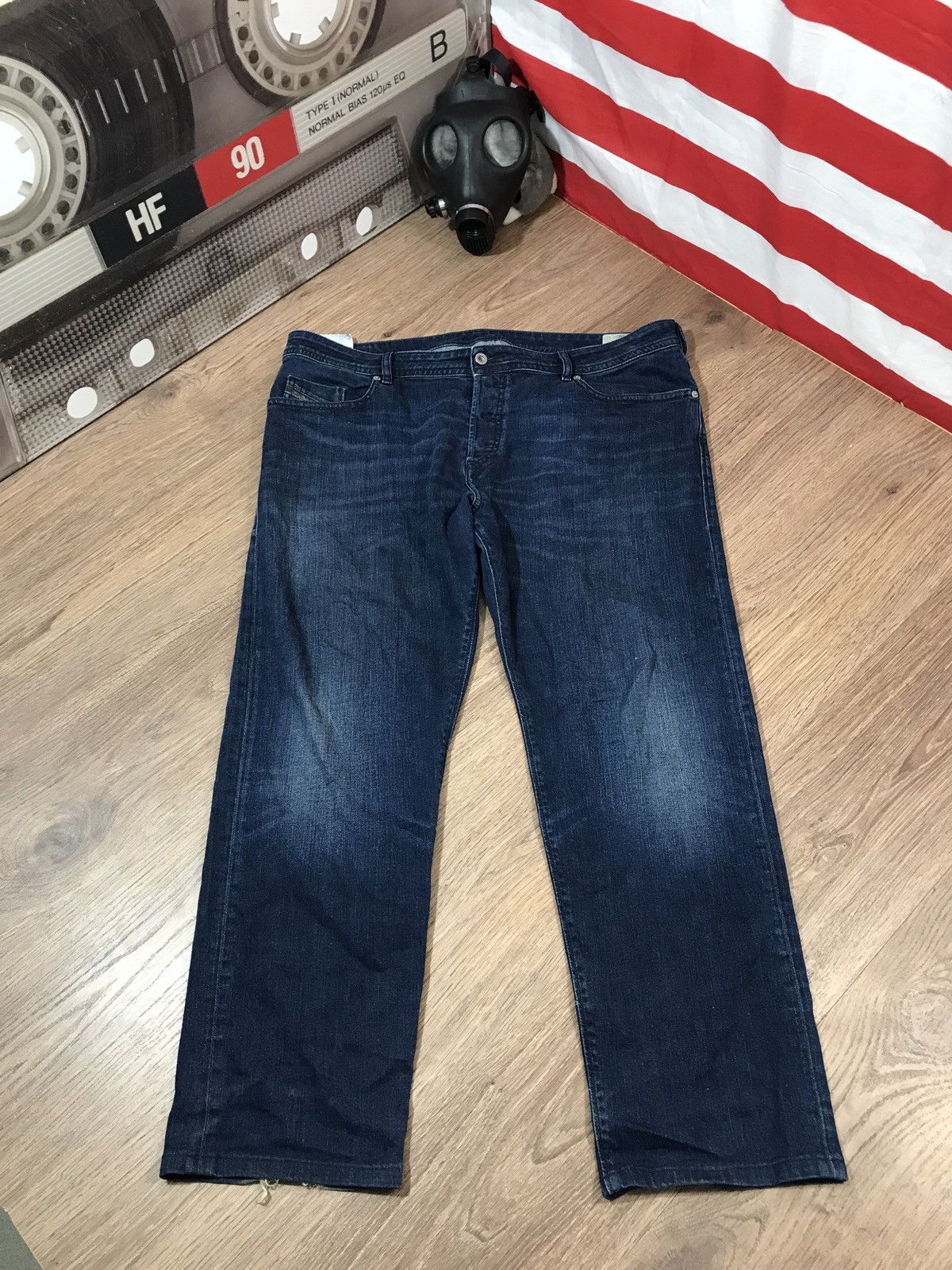 Diesel × Vintage Vintage Diesel Distressed denim pants Jeans size 40 Size US 40 / EU 56 - 1 Thumbnail