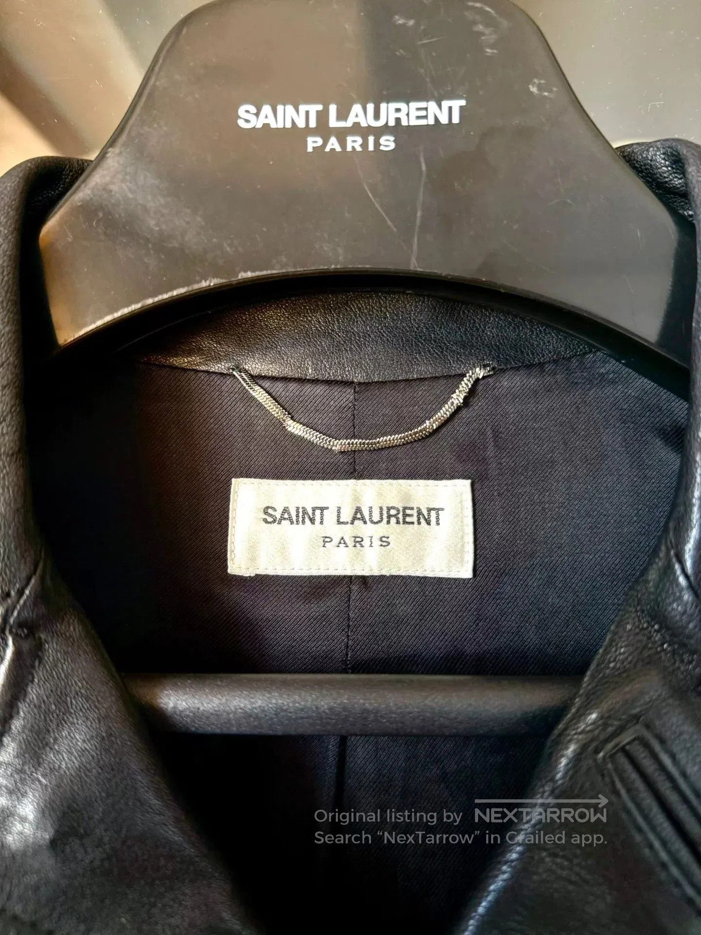 Saint Laurent Paris saint laurent lambskin leather hunting jacket. Size US M / EU 48-50 / 2 - 3 Thumbnail