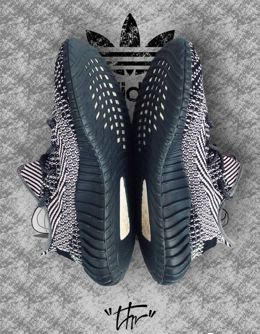 Adidas Adidas Yeezy Boost 350 V2 Yecheil Non-Reflective FW5190 Size US 10.5 / EU 43-44 - 7 Thumbnail
