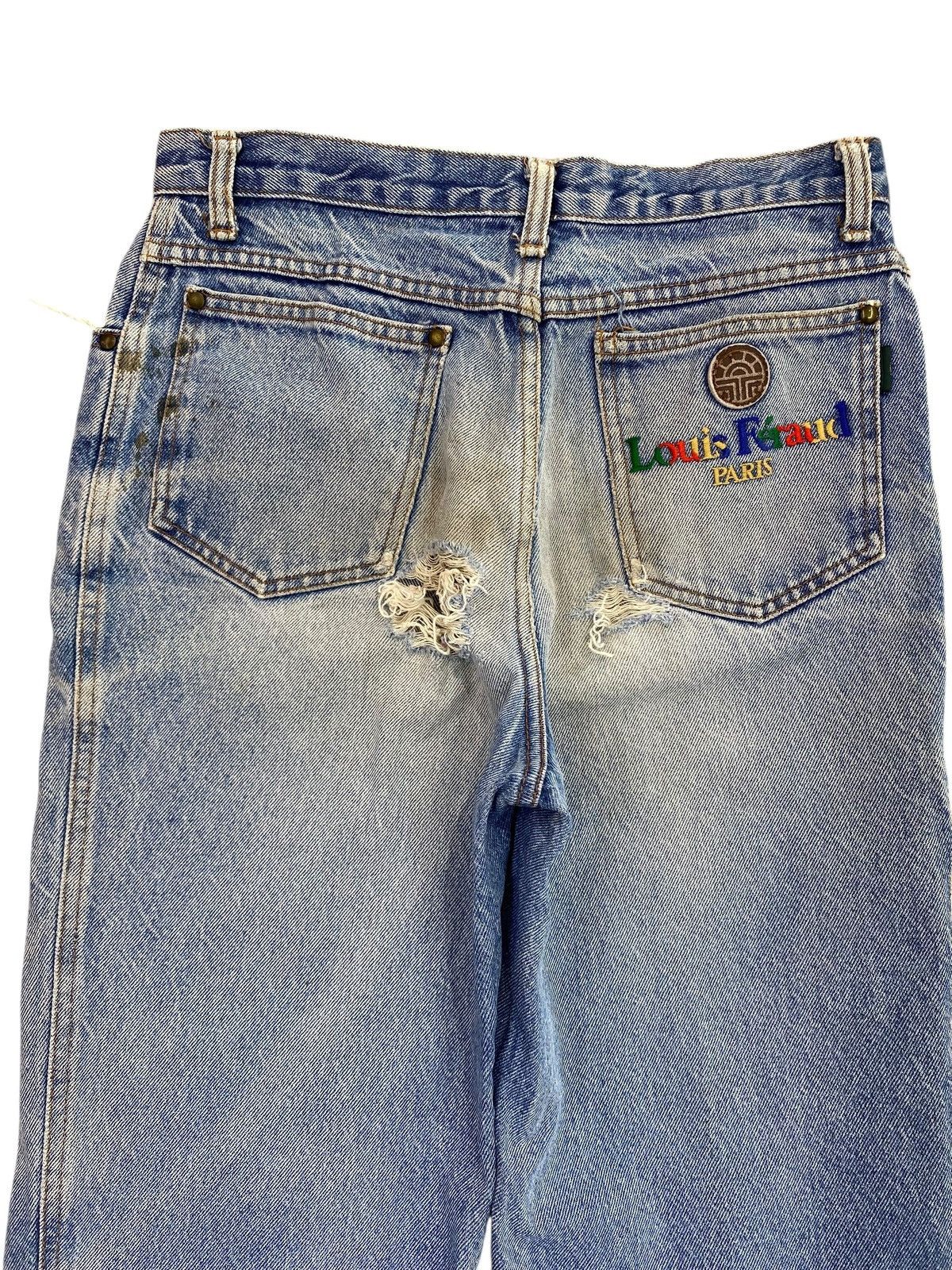 Louis Feraud Louis Feraud Whiskers Faded Wash Style Ripped Jeans Size US 28 / EU 44 - 4 Thumbnail