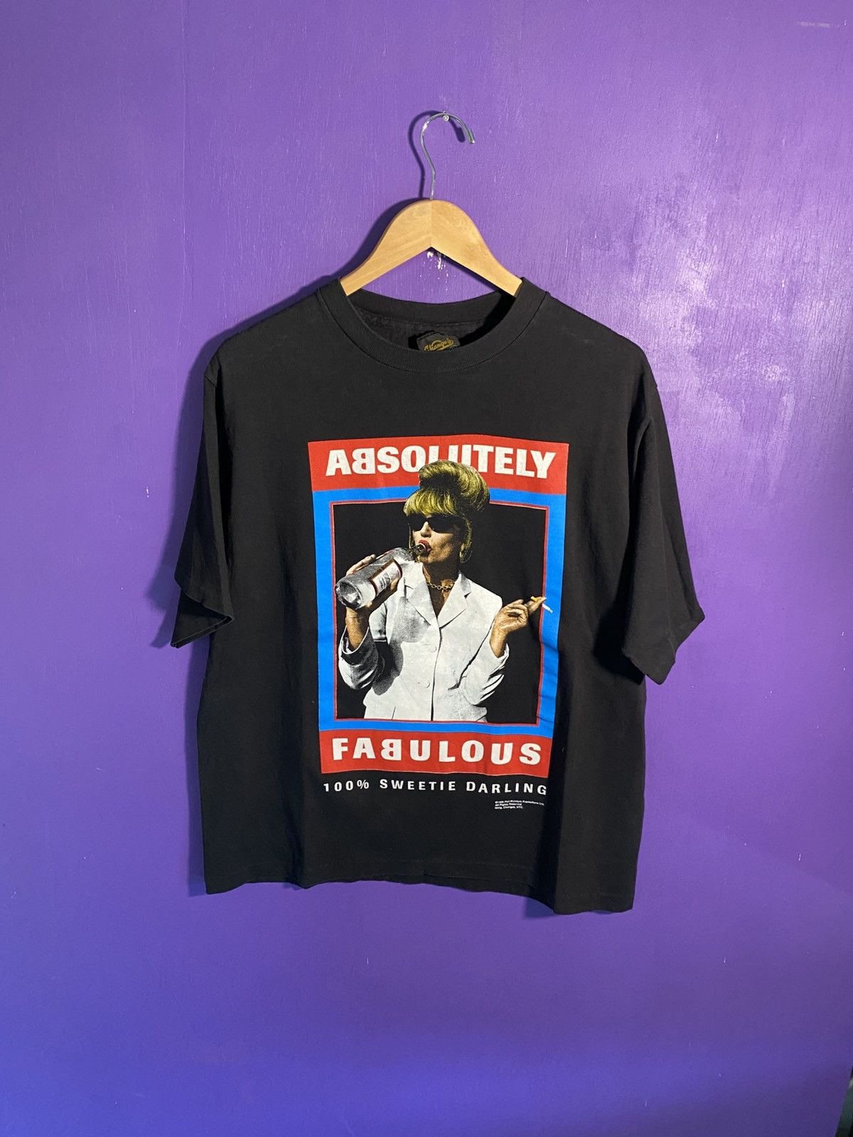 Vintage 1995 Absolutely fabulous vodka art tee