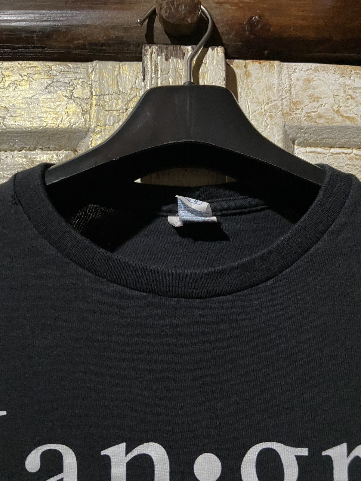 Vintage Y2k hangry font black crop t shirt size M unisex Size US M / EU 48-50 / 2 - 3 Thumbnail
