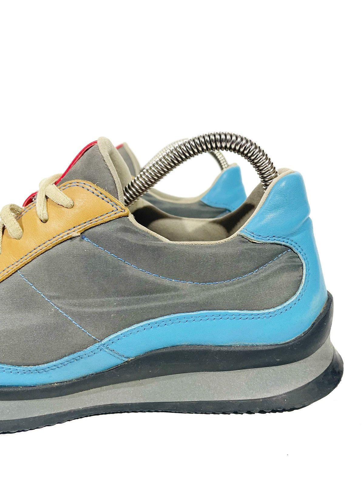 Prada Prada Vintage Leather Nylon Bowling Style Women Sneakers 38 Size US 8 / IT 38 - 2 Thumbnail