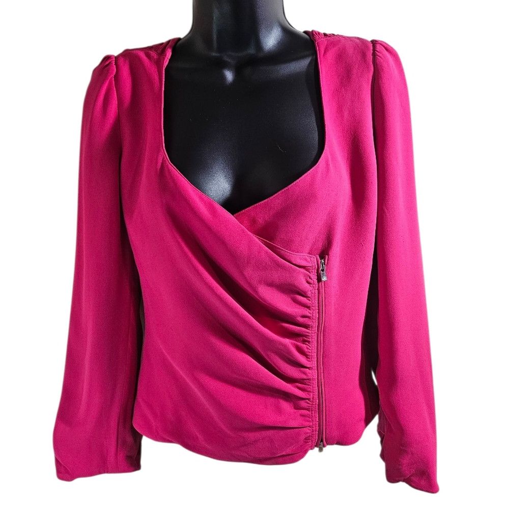 Armani Collezioni Y2K Armani Collection Hot Pink Evening Jacket 12 Large Size XL / US 12-14 / IT 48-50 - 1 Thumbnail