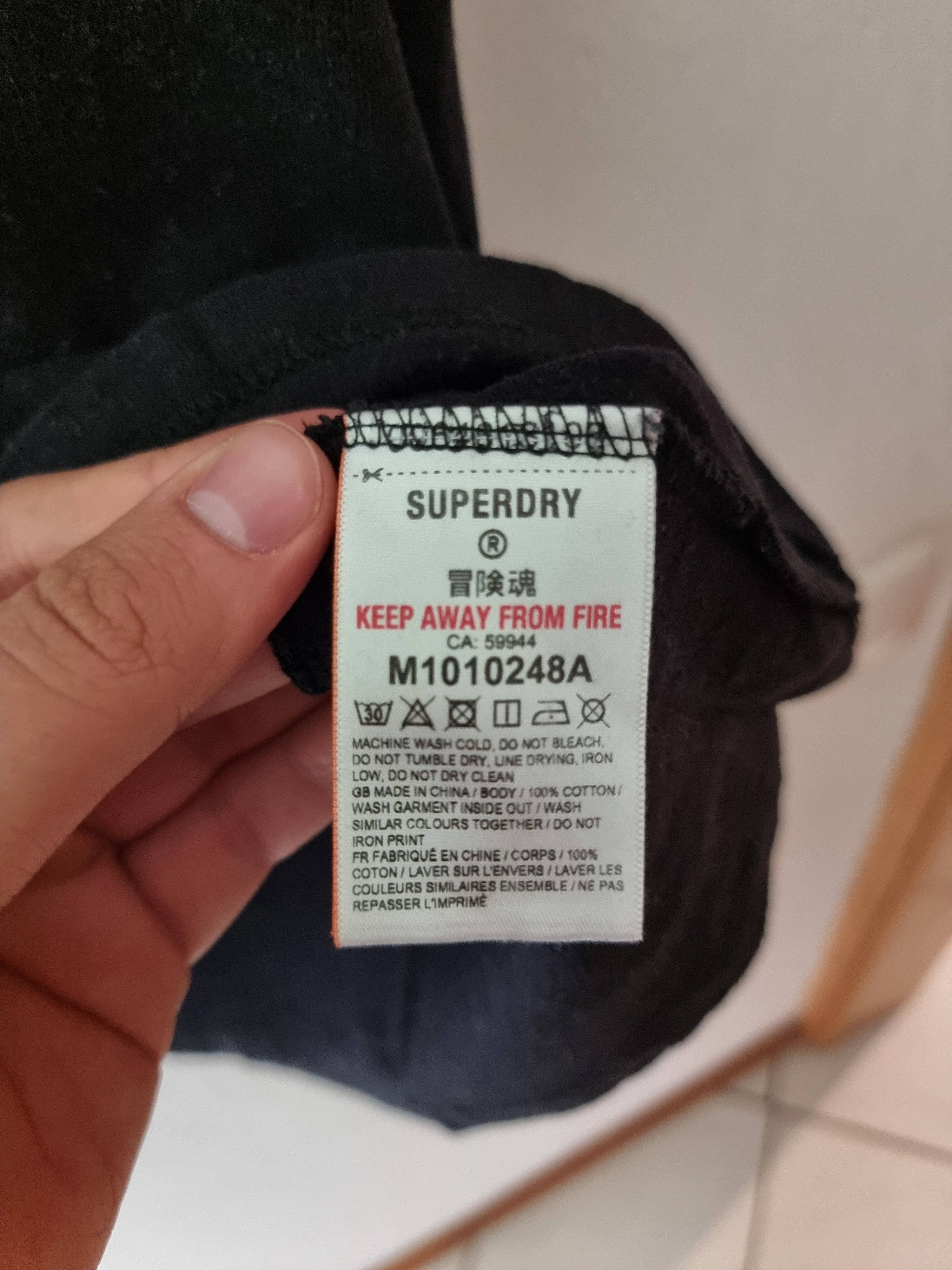 Japanese Brand × Superdry SUPERDRY T-shirt Black Size US L / EU 52-54 / 3 - 5 Thumbnail