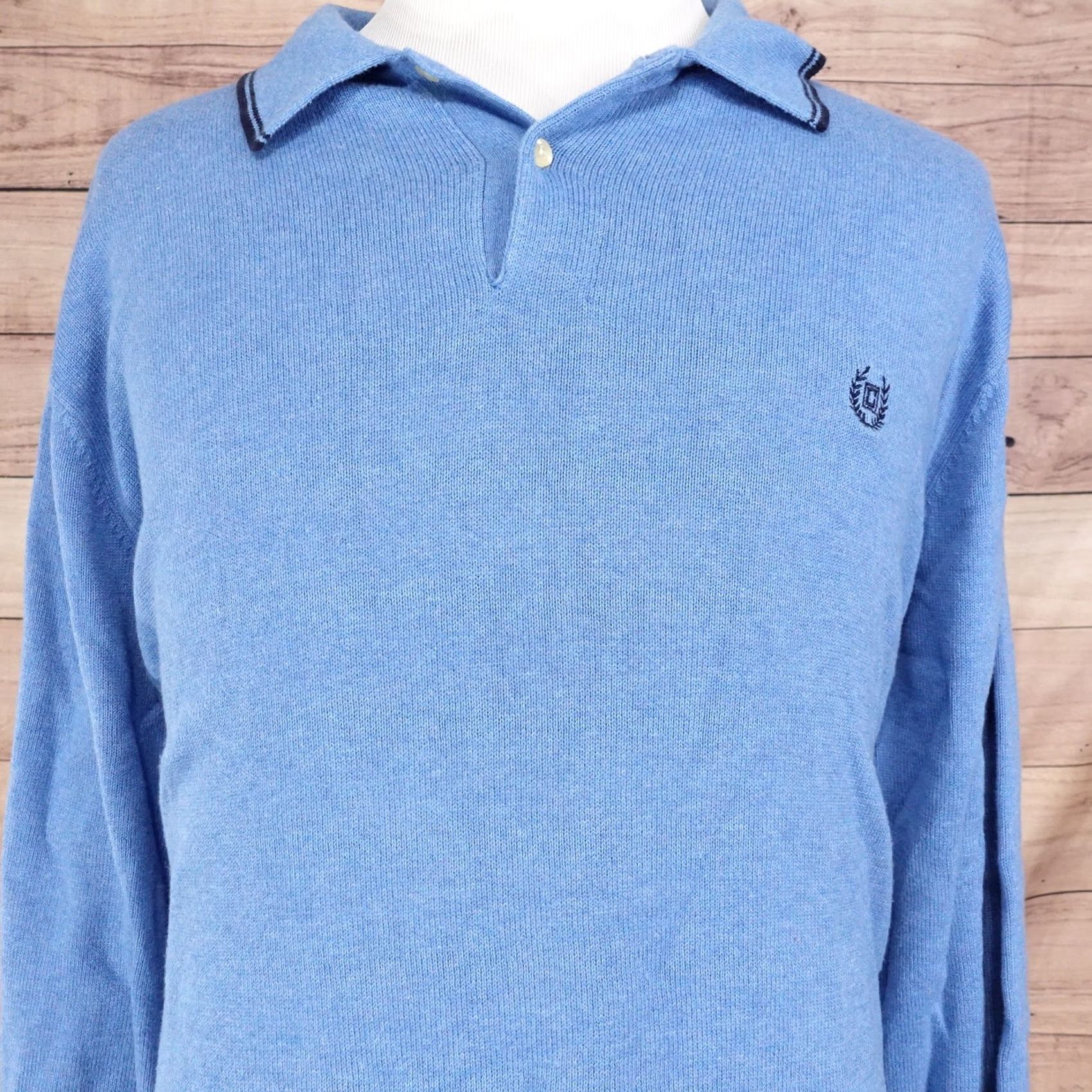 Chaps CHAPS BLUE LONG SLEEVE PULLOVER SWEATER MENS SIZE 2XL XXL Size US XXL / EU 58 / 5 - 2 Thumbnail
