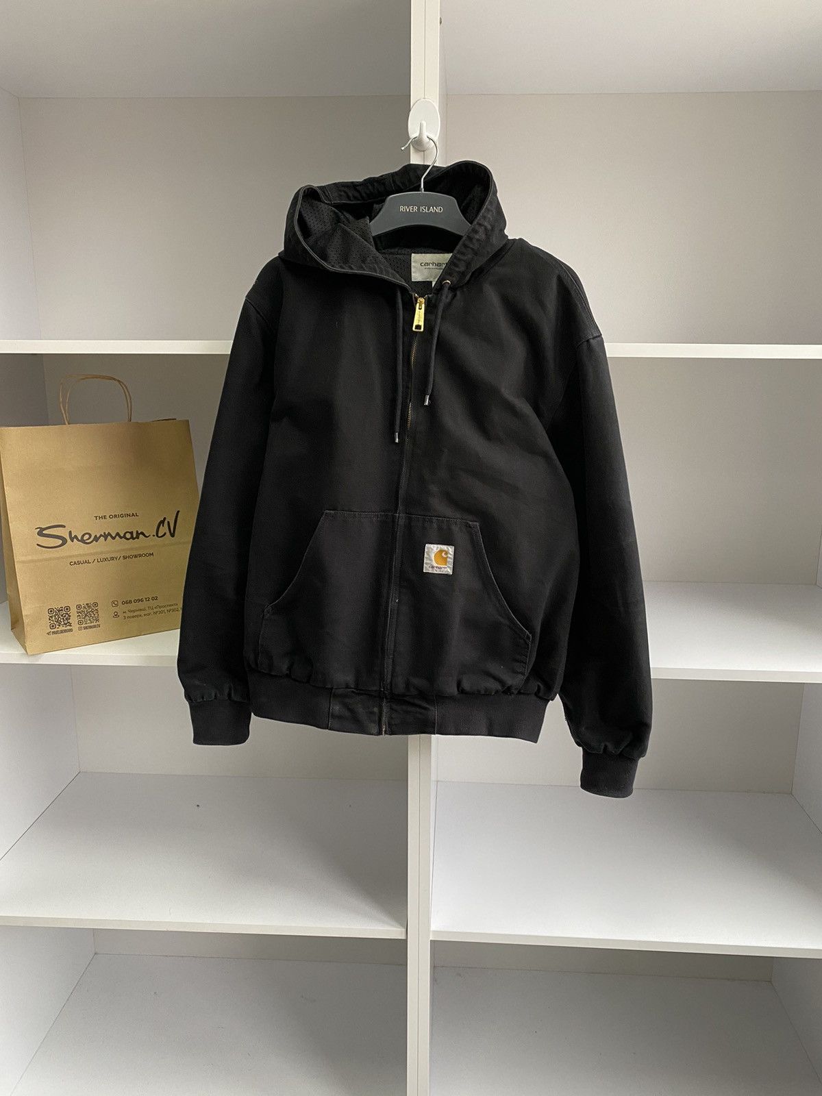 Carhartt × Vintage Vintage Cathartt 90s style Active black jacket Size US M / EU 48-50 / 2 - 1 Thumbnail