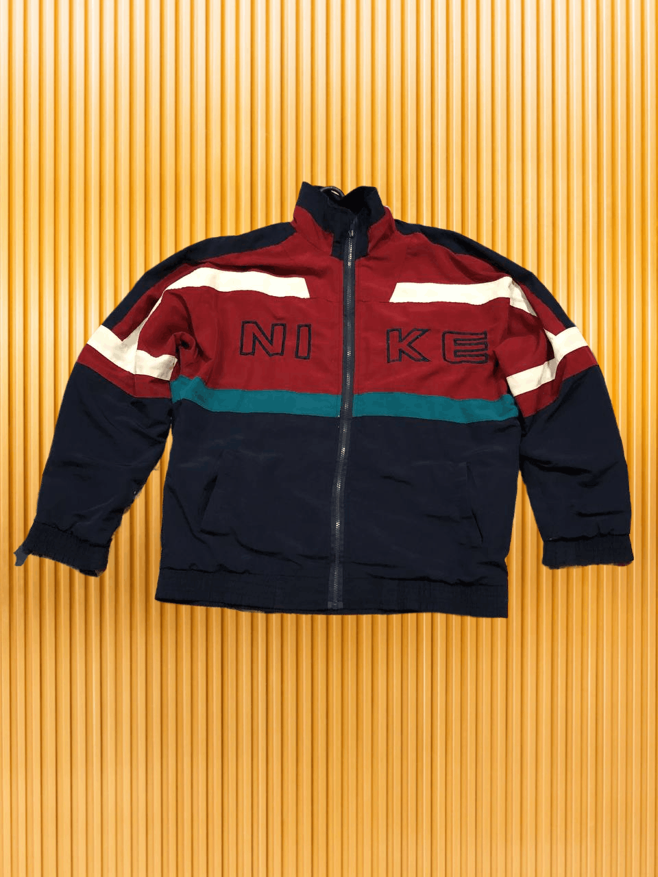 Nike big logo jacket NIKE crazy Y2K Streetwear vintage Size US XL / EU 56 / 4 - 1 Thumbnail