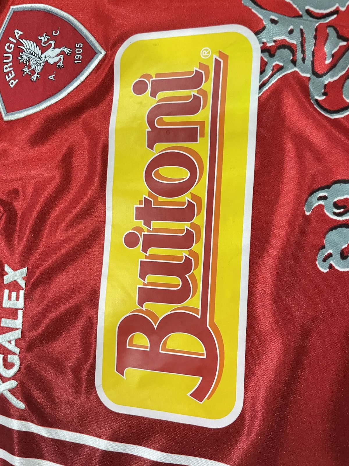Other Match Issue Perugia 1998 Nakata 7 Buitoni Sponsor Size US XL / EU 56 / 4 - 4 Thumbnail