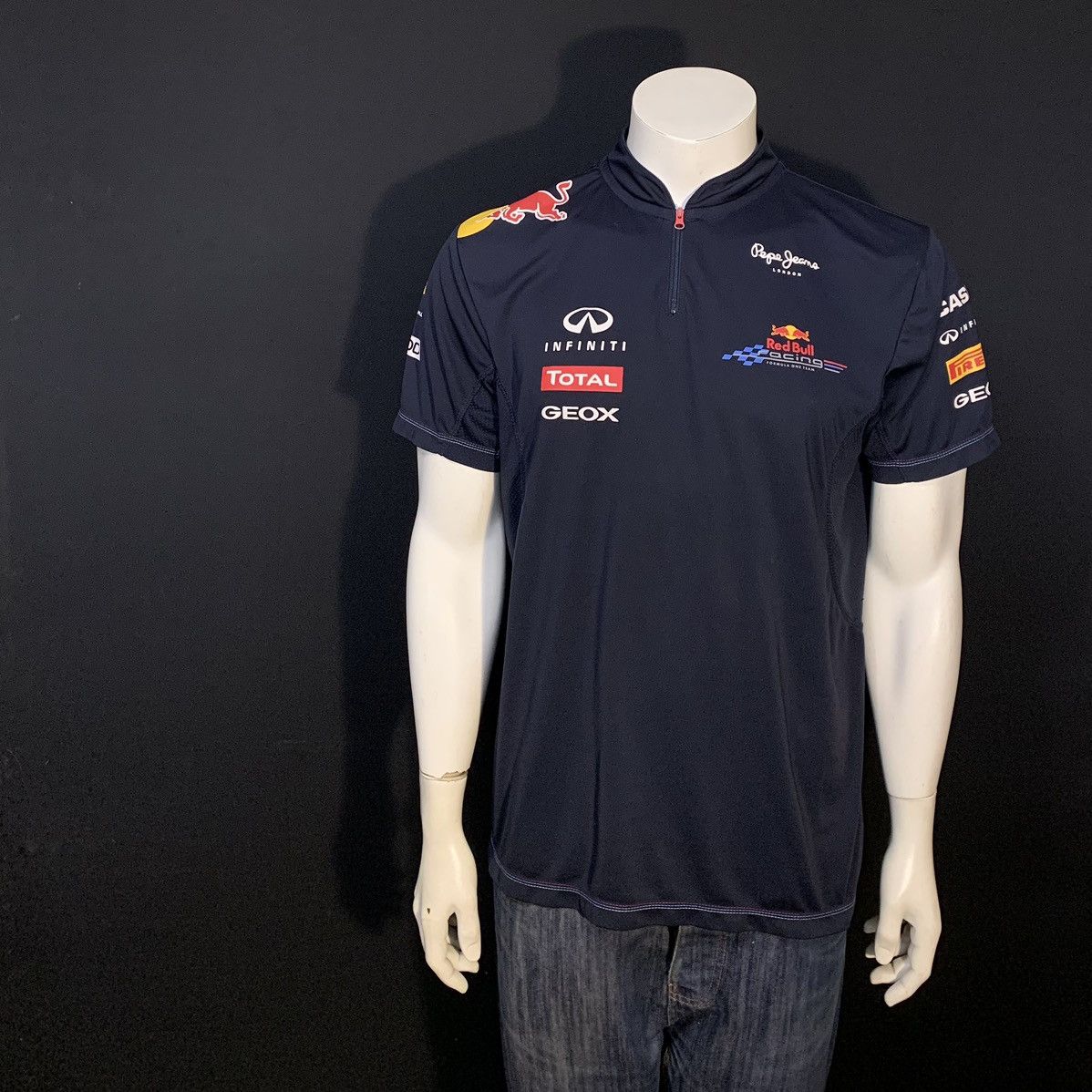 Red Bull Infiniti Red Bull racing zip Pepe jeans polo jersey shirt Size US L / EU 52-54 / 3 - 1 Thumbnail