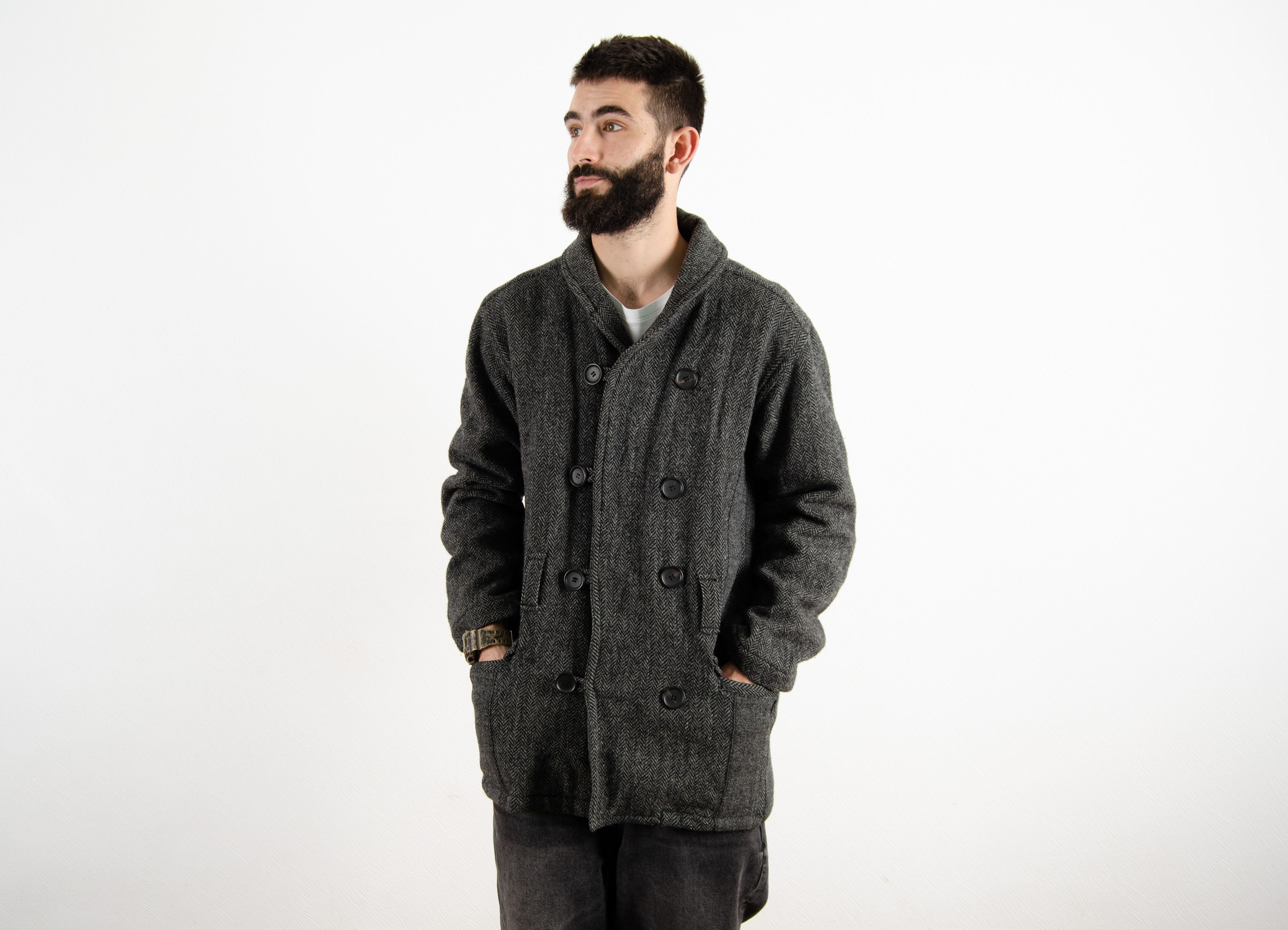 Comme des Garcons Archive Comme Des Garcons Vintage Rare Wool Jacket Coat Size US L / EU 52-54 / 3 - 5 Thumbnail