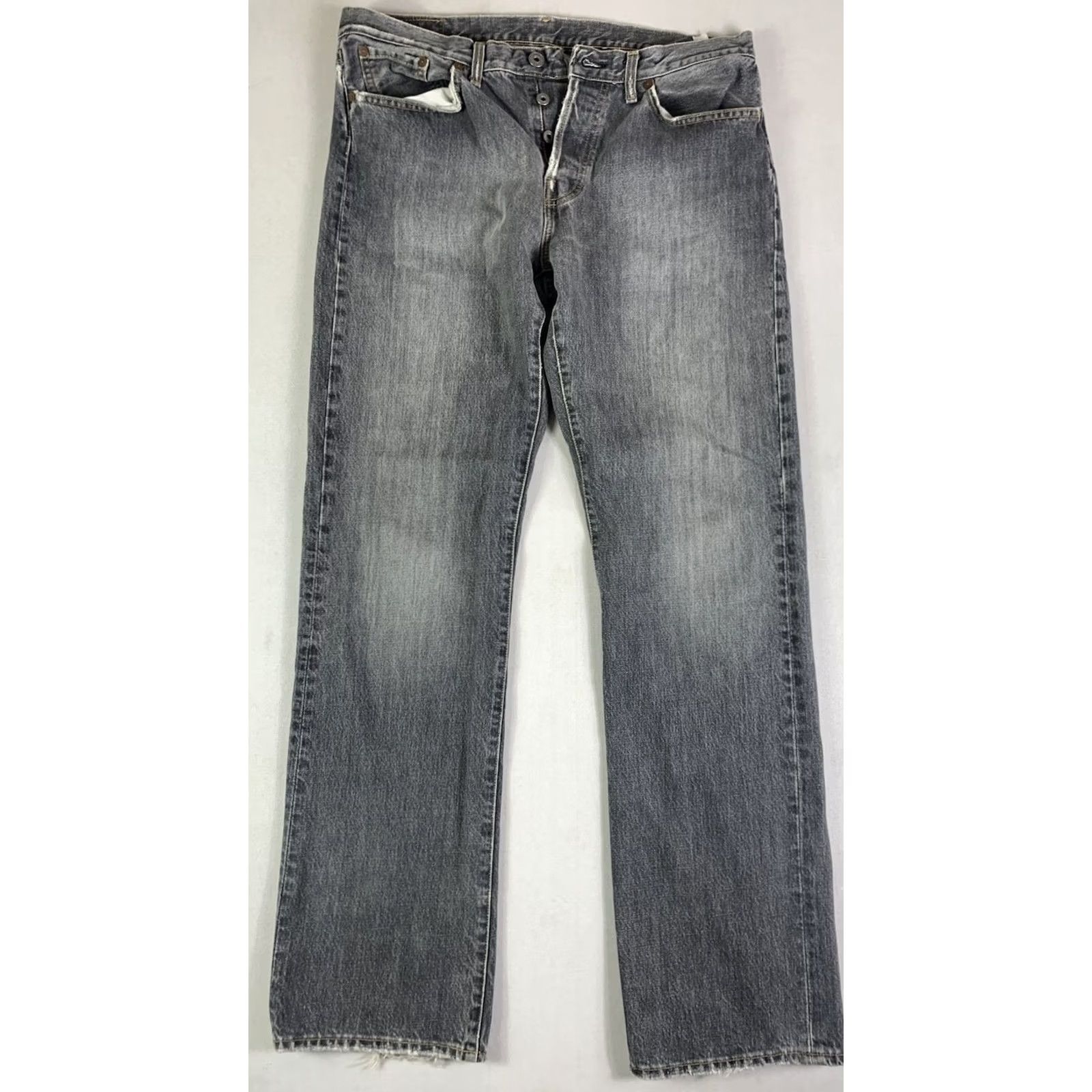 Replay VINTAGE Replay Jeans Mens 34 Gray vtg Blue Size W34 L32 Made Italy fits 33x32 y2K Size US 34 / EU 50 - 3 Thumbnail