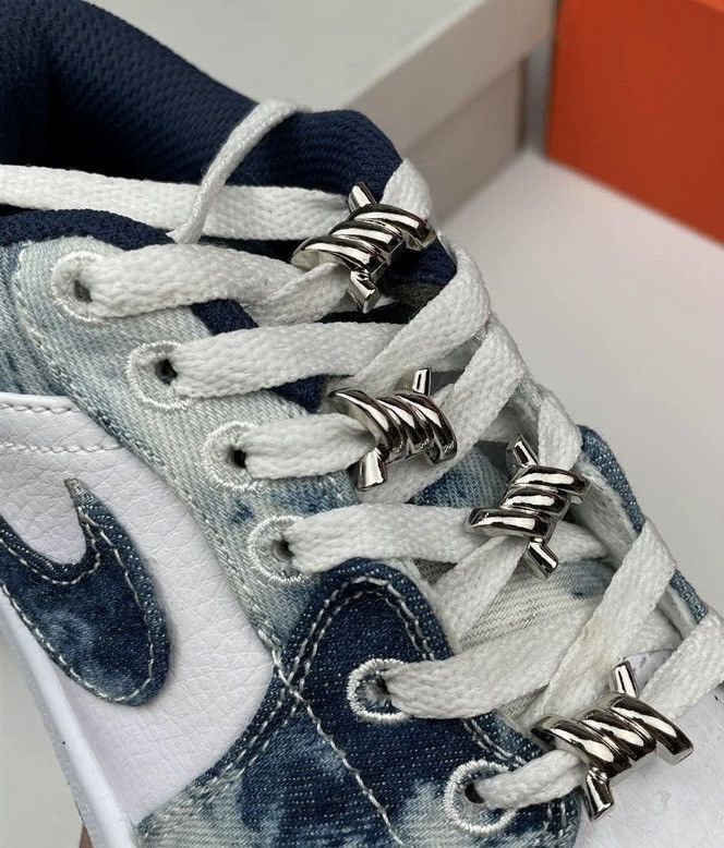 Jewelry × Vintage Retro punk y2k knots sneaker charms shoe charms 4 pcs set Size ONE SIZE - 1 Thumbnail