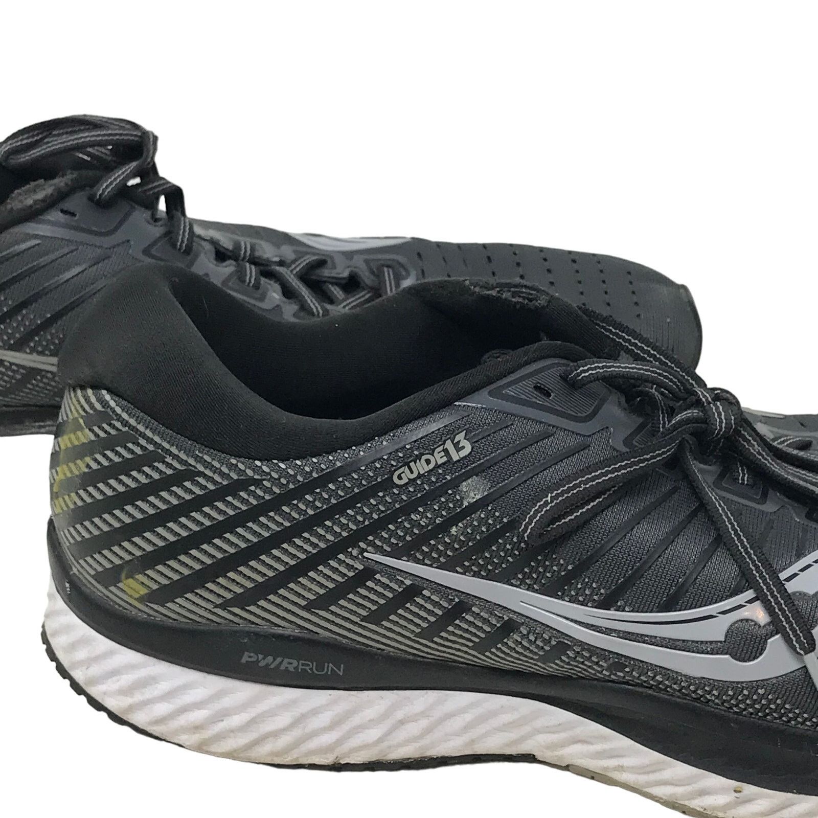 Saucony Saucony Guide 13 Running Black, White Mens 12 Size US 12 / EU 45 - 9 Thumbnail