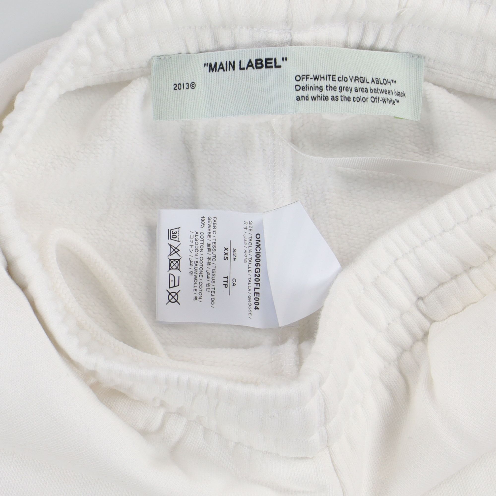 Off-White White Tape Arrows Sweatshorts Size US 26 / EU 42 - 7 Thumbnail