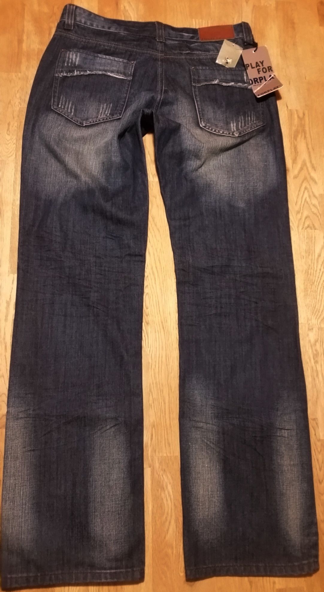 Evisu × If Six Was Nine 💥Insane 90s Distressed ForPlay Mudwash Ripped W34 L34 w32 Size US 34 / EU 50 - 7 Thumbnail