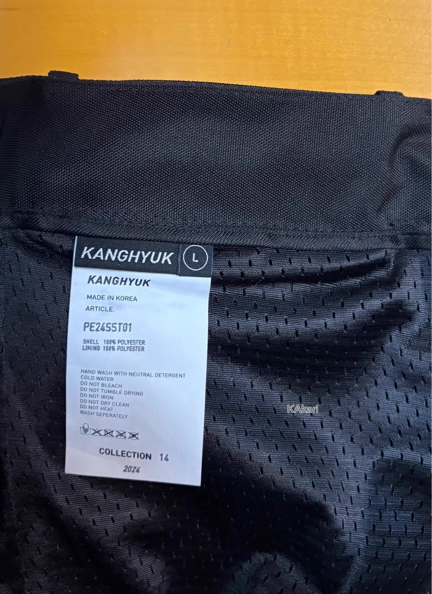 KANGHYUK Black Moto-Inspired Casual Pants with Knee Panels Size 34 Size US 34 / EU 50 - 2 Thumbnail