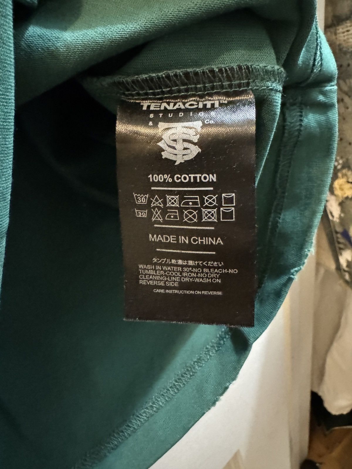 Other Tenaciti Designed in America Distressed Green and Gold Tee Size US M / EU 48-50 / 2 - 5 Thumbnail