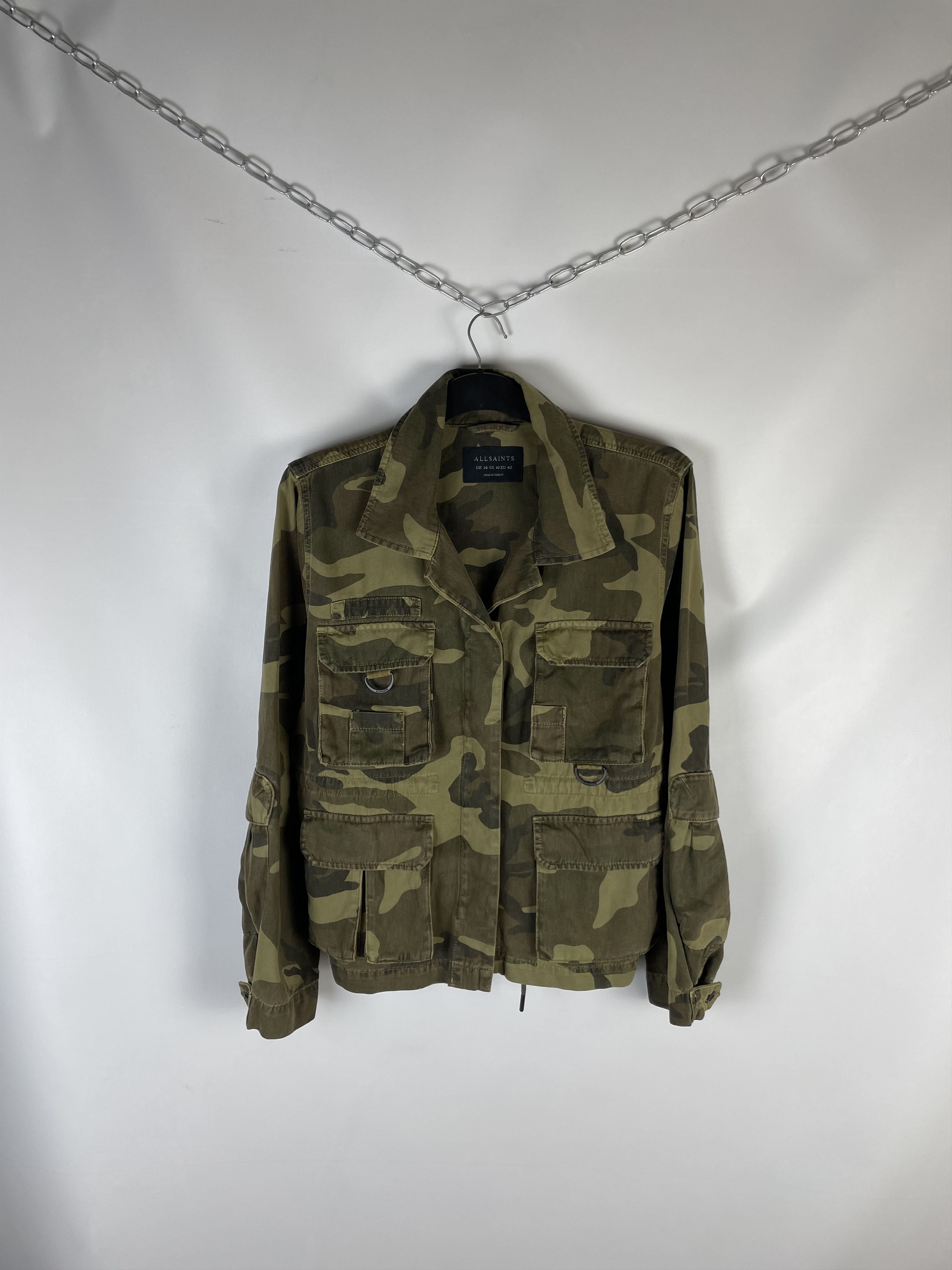 Allsaints Allsaints Camo Mens Jackets Y2K Size US L / EU 52-54 / 3 - 1 Thumbnail