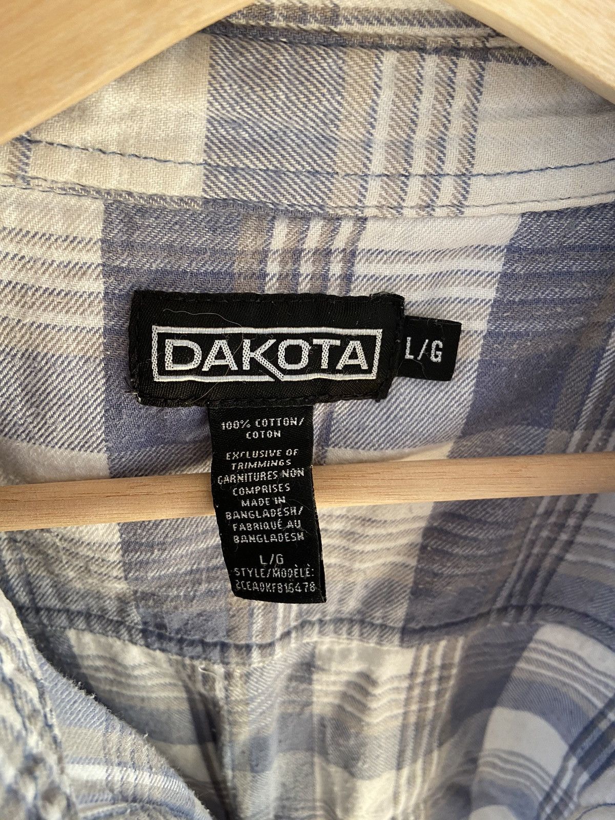 Vintage Dakota flanel shirt Size US L / EU 52-54 / 3 - 2 Thumbnail