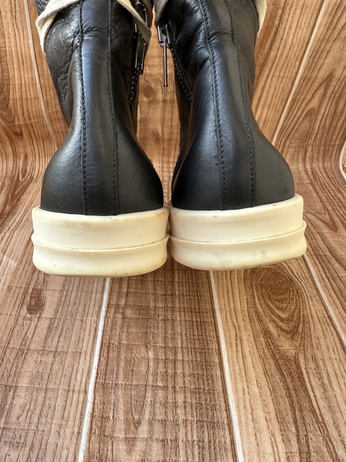 Rick Owens W18 Rick Owens Mainline Black Ramones Size US 8.5 / IT 38.5 - 22 Thumbnail