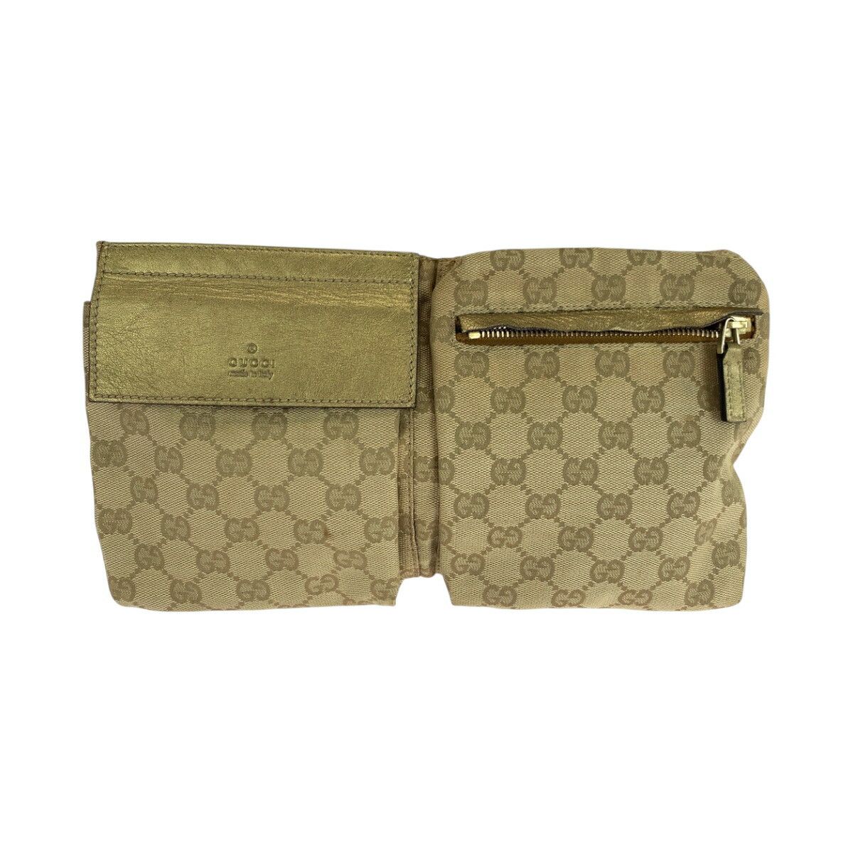 Gucci Gucci Gucci Sherry Line GG Canvas Waist Bag Canvas Belt Bag 28566 Size ONE SIZE - 1 Thumbnail