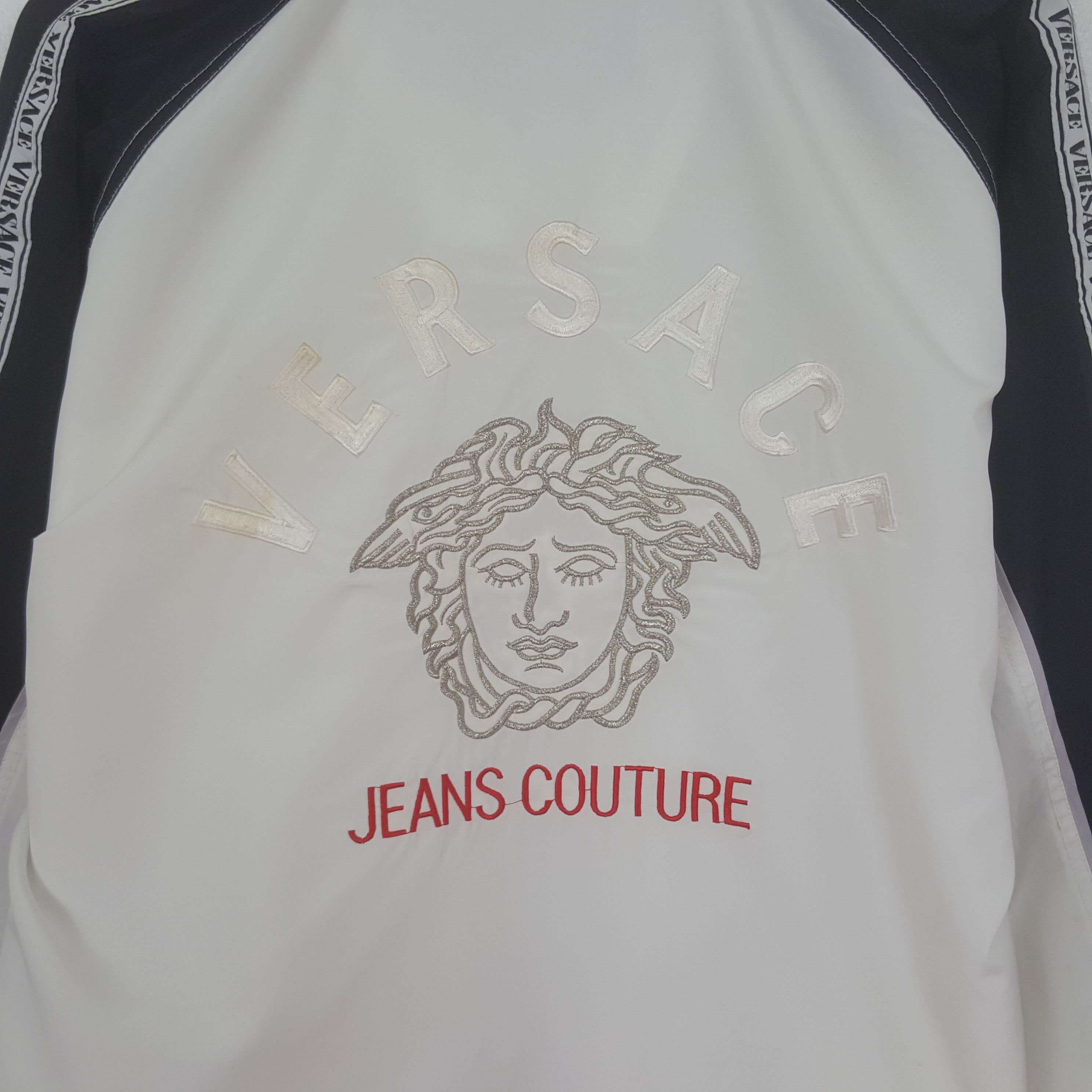 Versace Vintage Versace Track Zipper Jacket Size US XL / EU 56 / 4 - 2 Thumbnail