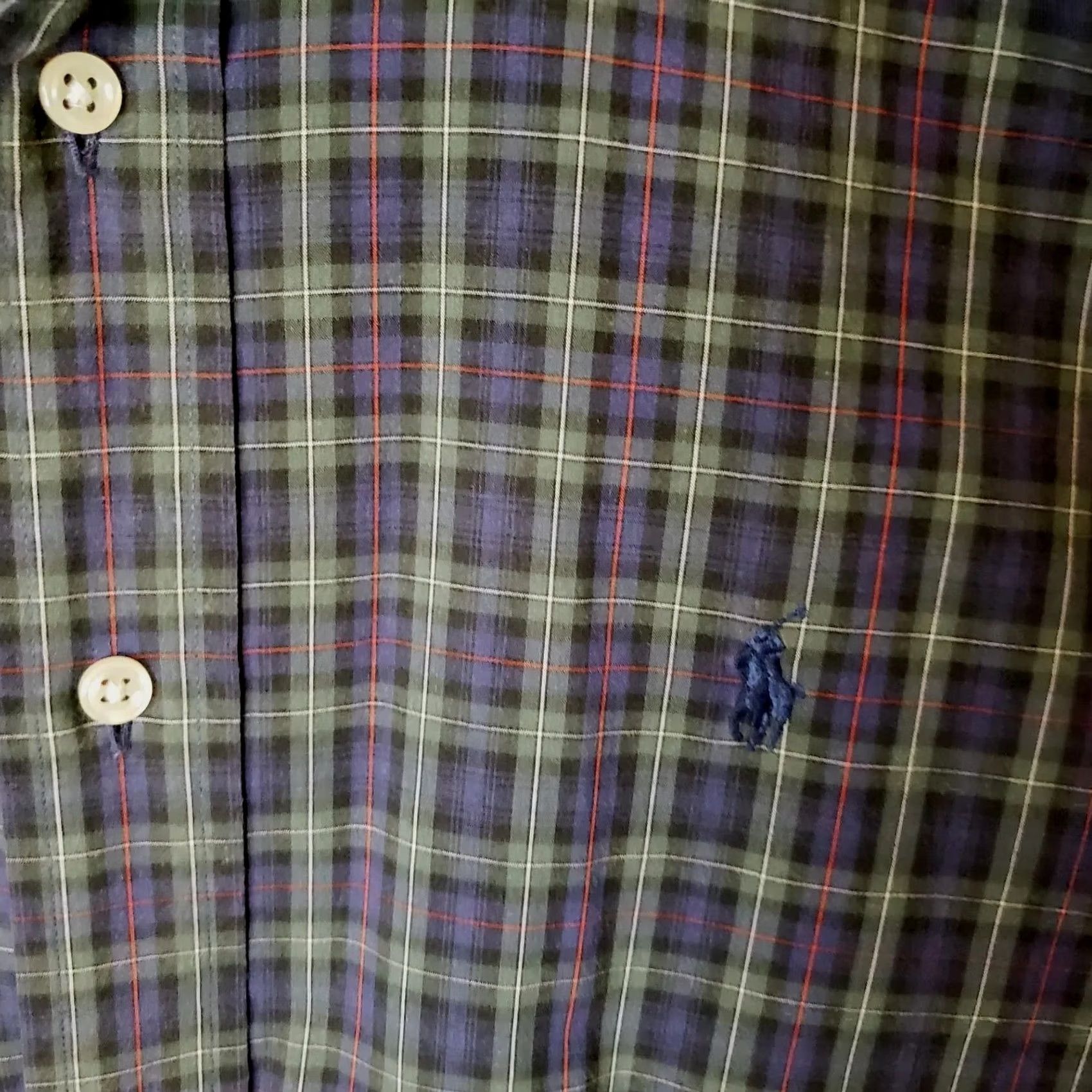Polo Ralph Lauren Polo Ralph Lauren Blake Button Up Shirt Men's L Long Sleeve Plaid Blue Green Red Size US L / EU 52-54 / 3 - 6 Thumbnail