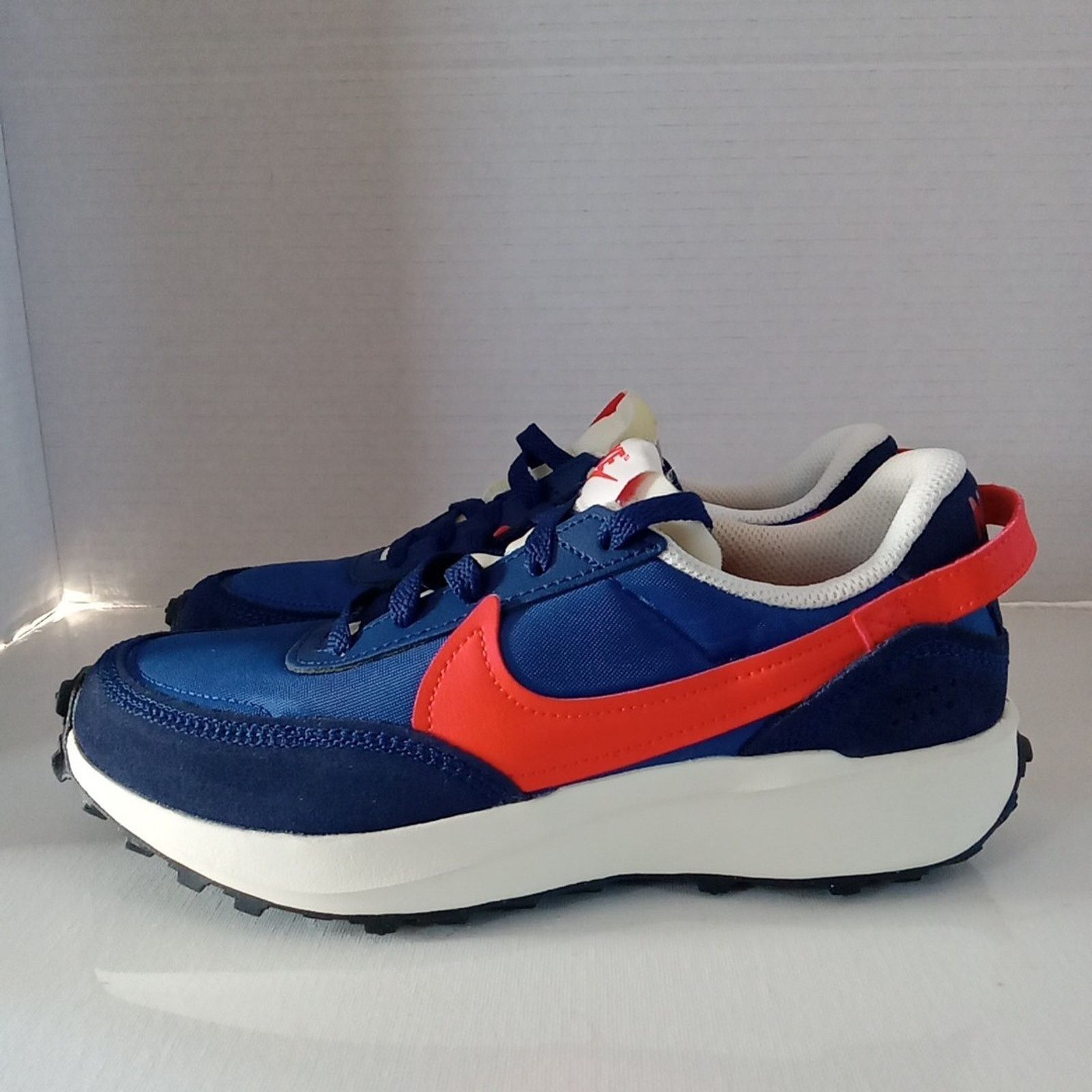 Nike Nike Shoes Women’s Size 6 Blue Void Red Waffle Running Shoes Size US 6 / IT 36 - 4 Thumbnail