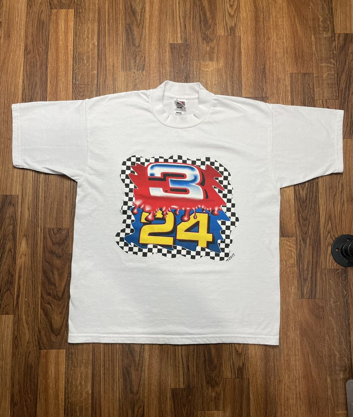 NASCAR Vintage Racing Shirt White M Dale Jeff Gordon 1997 Nascar Size US M / EU 48-50 / 2 - 1 Thumbnail