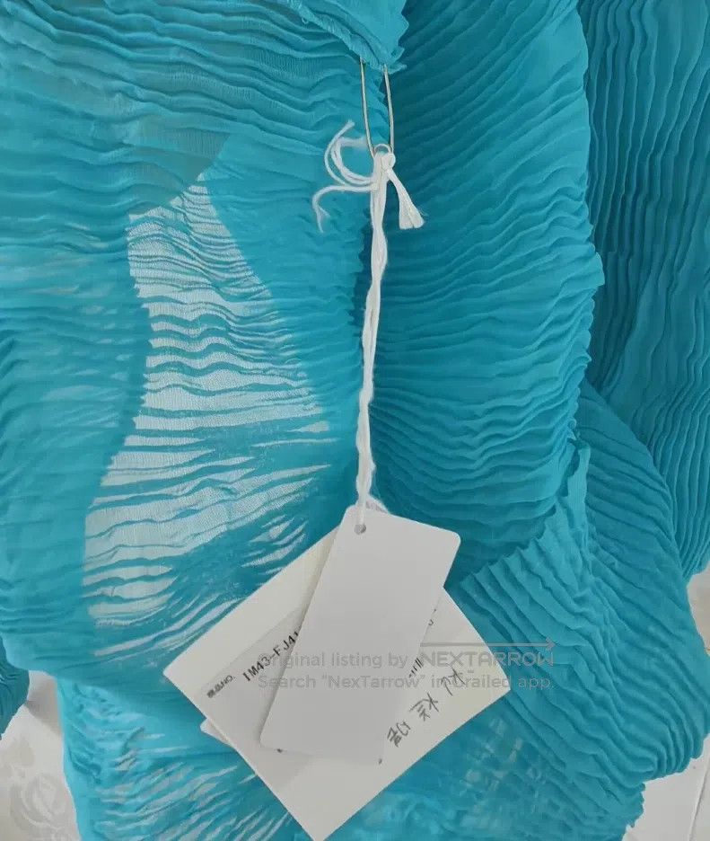 Issey Miyake Issey Miyake Willow-Pattern Sheer Turtleneck Top Size L / US 10 / IT 46 - 3 Thumbnail