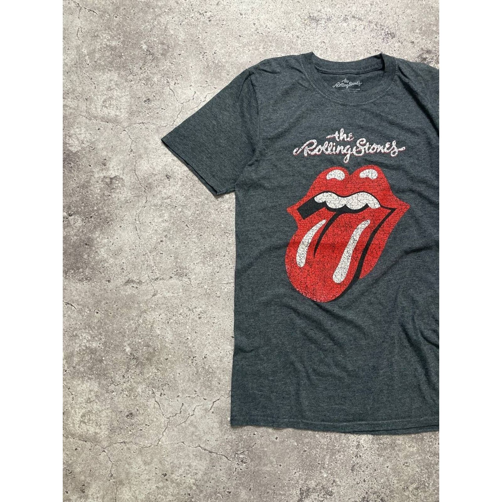 Band Tees Vintage The Rolling Stones Tongue Logo T-Shirt Gray Size S Size US S / EU 44-46 / 1 - 2 Thumbnail