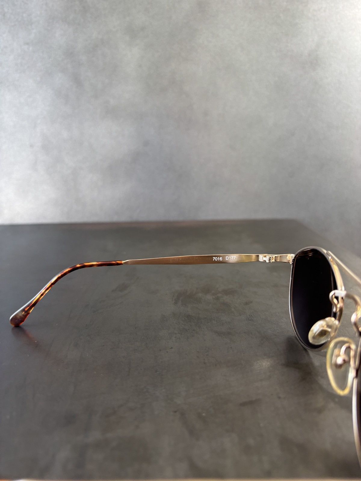 Vintage 1990s Vintage Sunglasses Made in Italy Metal Giorgio Armani Size ONE SIZE - 13 Thumbnail
